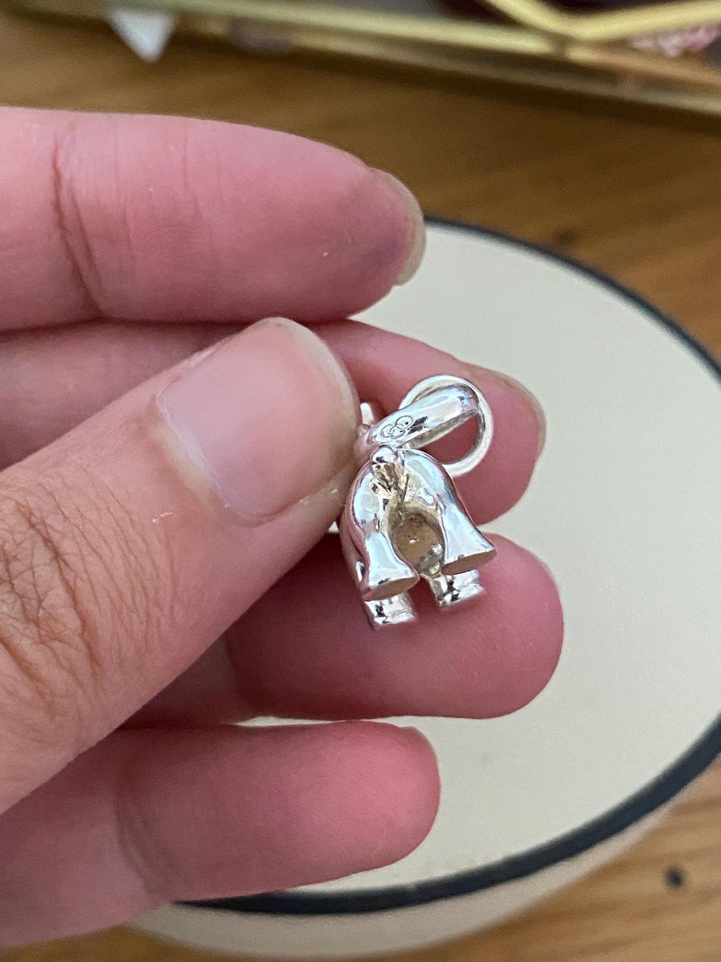 Super cute Links of London British Bull Dog In Top Hat Charm Links Of London, Genuine, Assay Hallmarked