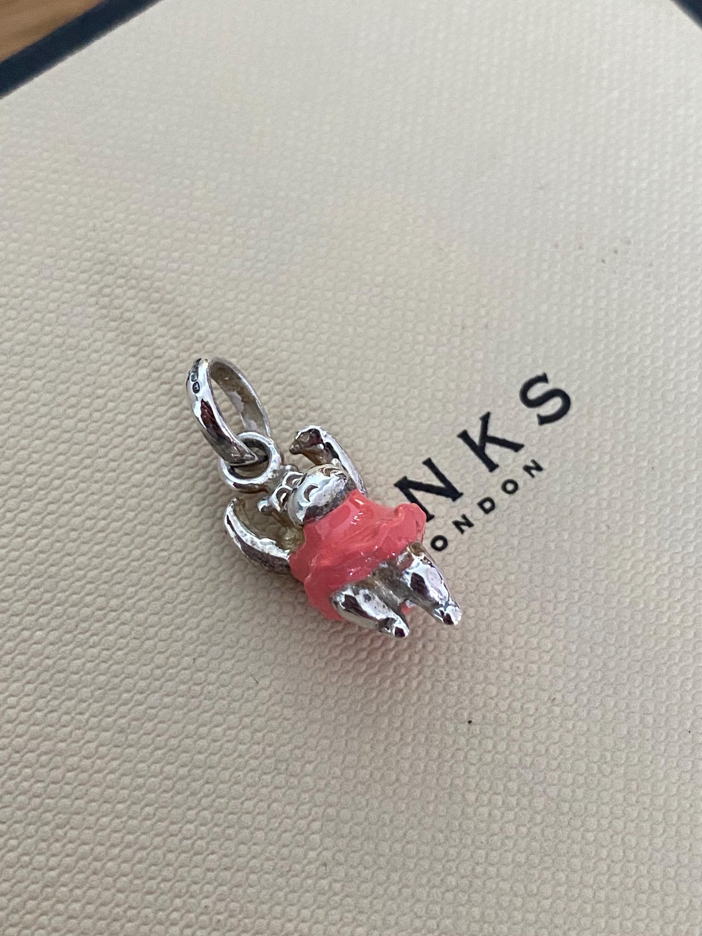 cute genuine rare Links of London hippo ballerina hallmarked charm