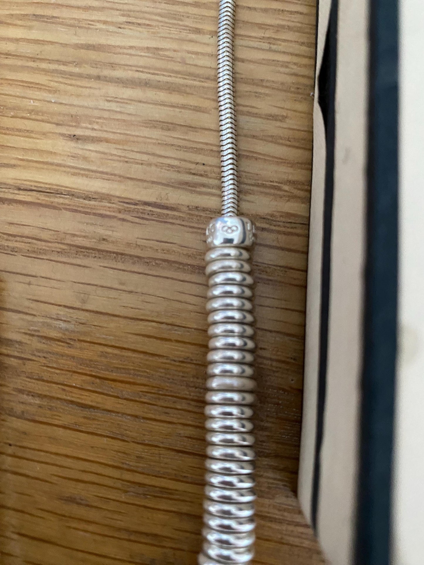 Gorgeous Links of London Sweetie Necklace, Sterling Silver, Assay Hallmarked, 17” long, with box