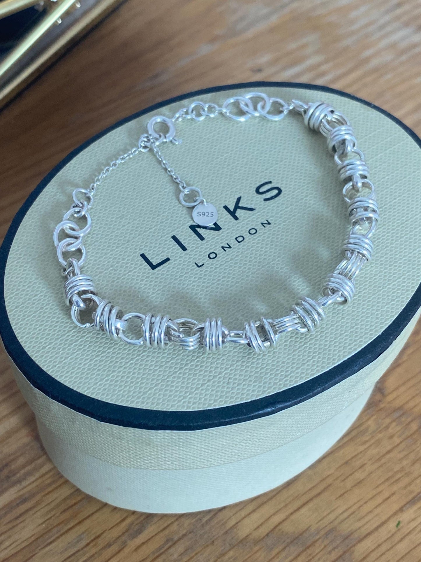 Links of London Sterling Silver Sweetie XS Links, sterling Silver Bracelet, genuine