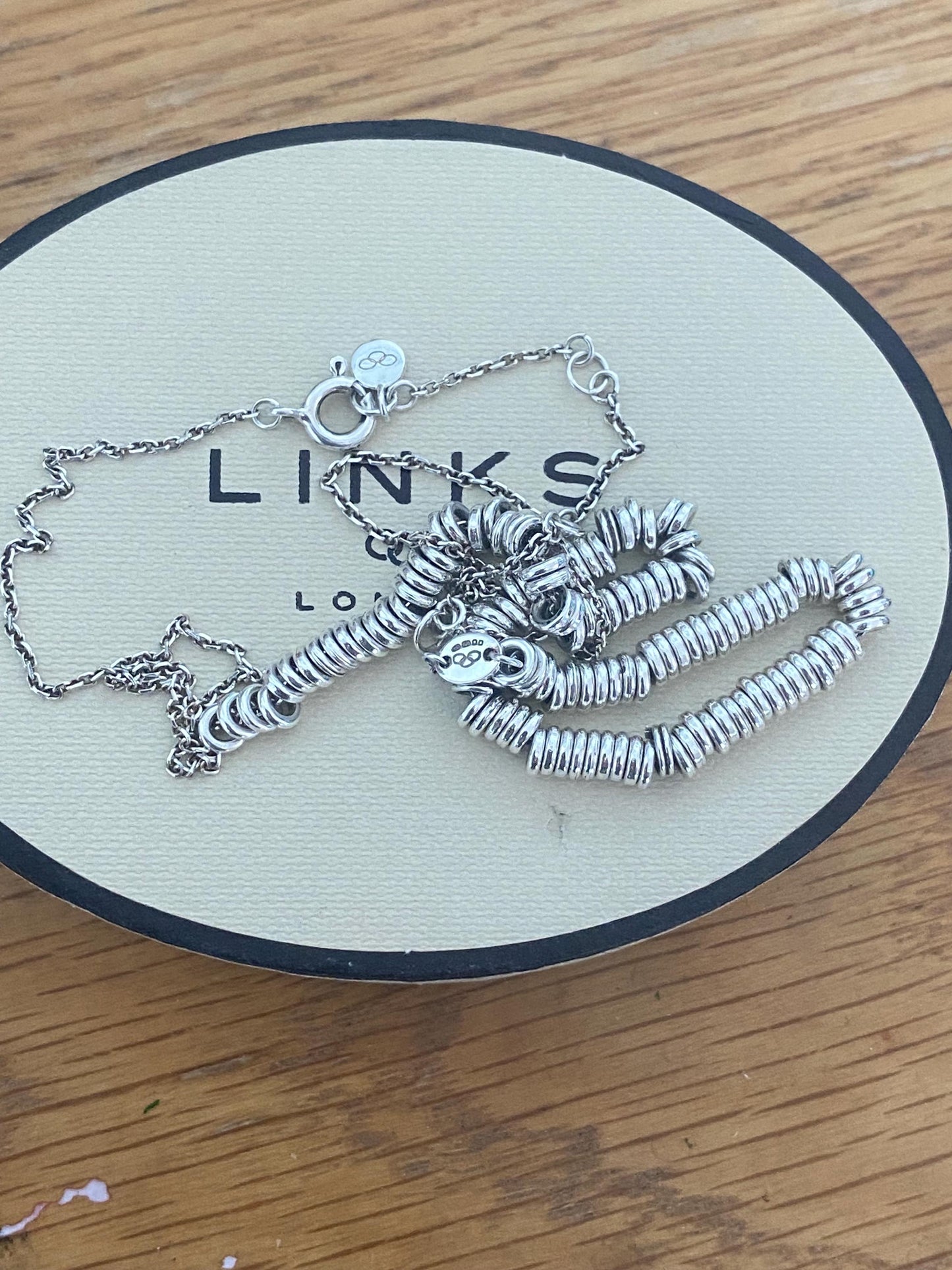 Gorgeous Links of London Sweetie XS Necklace, Sterling Silver, Assay Hallmarked