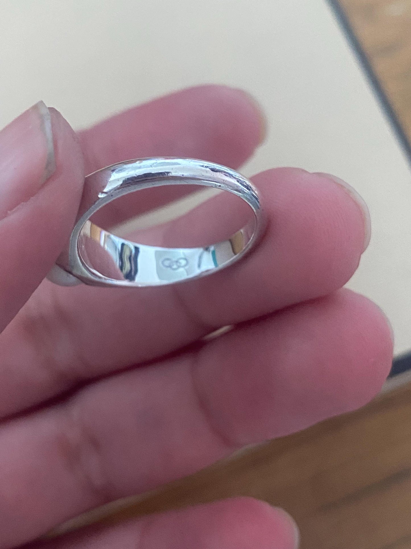 Genuine Links of London pearl Ring, Sterling Silver, Size N, Stamped, s925, Lovely Condition