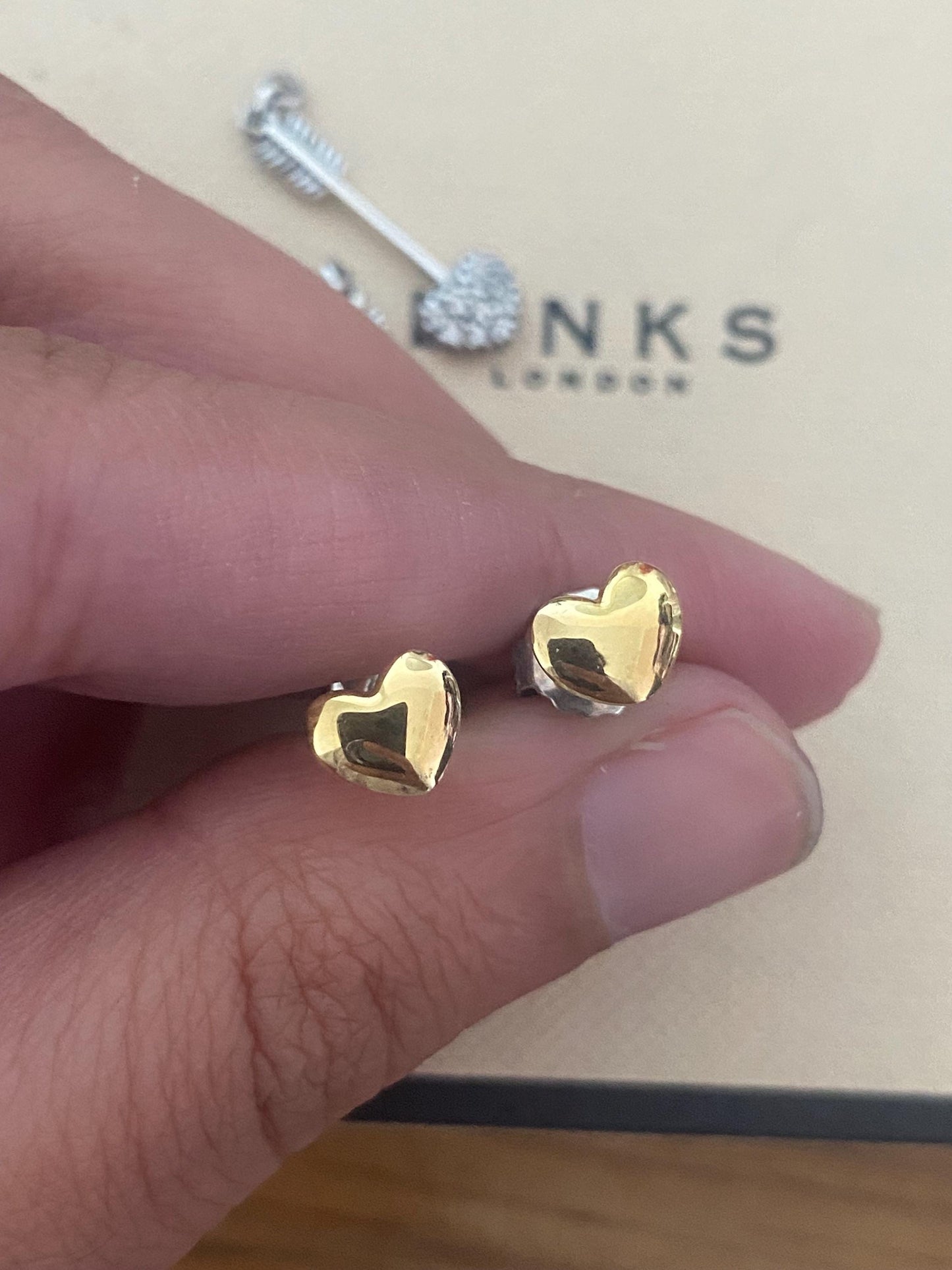 Stunning and very Rare Links of London Sapphire Lovestruck Drop Earrings, Sterling Silver, Hallmarked, Stamped, Boxed