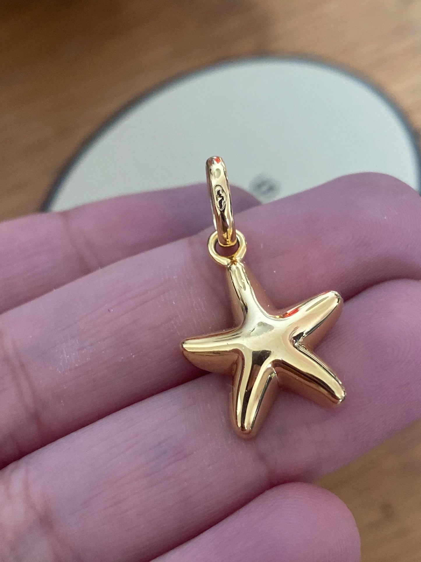 Very Rare Links of London starfish heart charm sterling silver and 18ct gold vermeil, new conditon, genuine