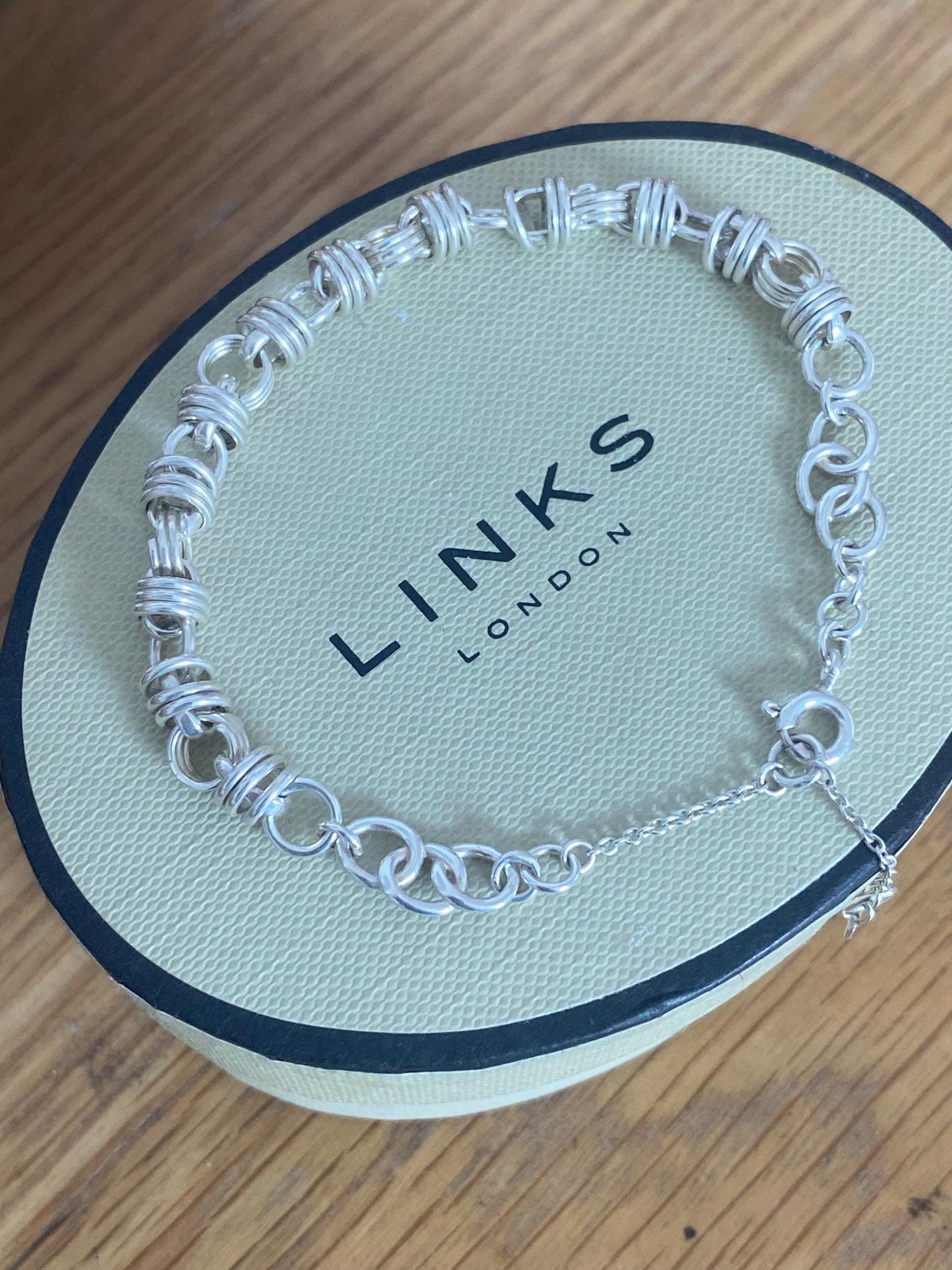 Links of London Sterling Silver Sweetie XS Links, sterling Silver Bracelet, genuine