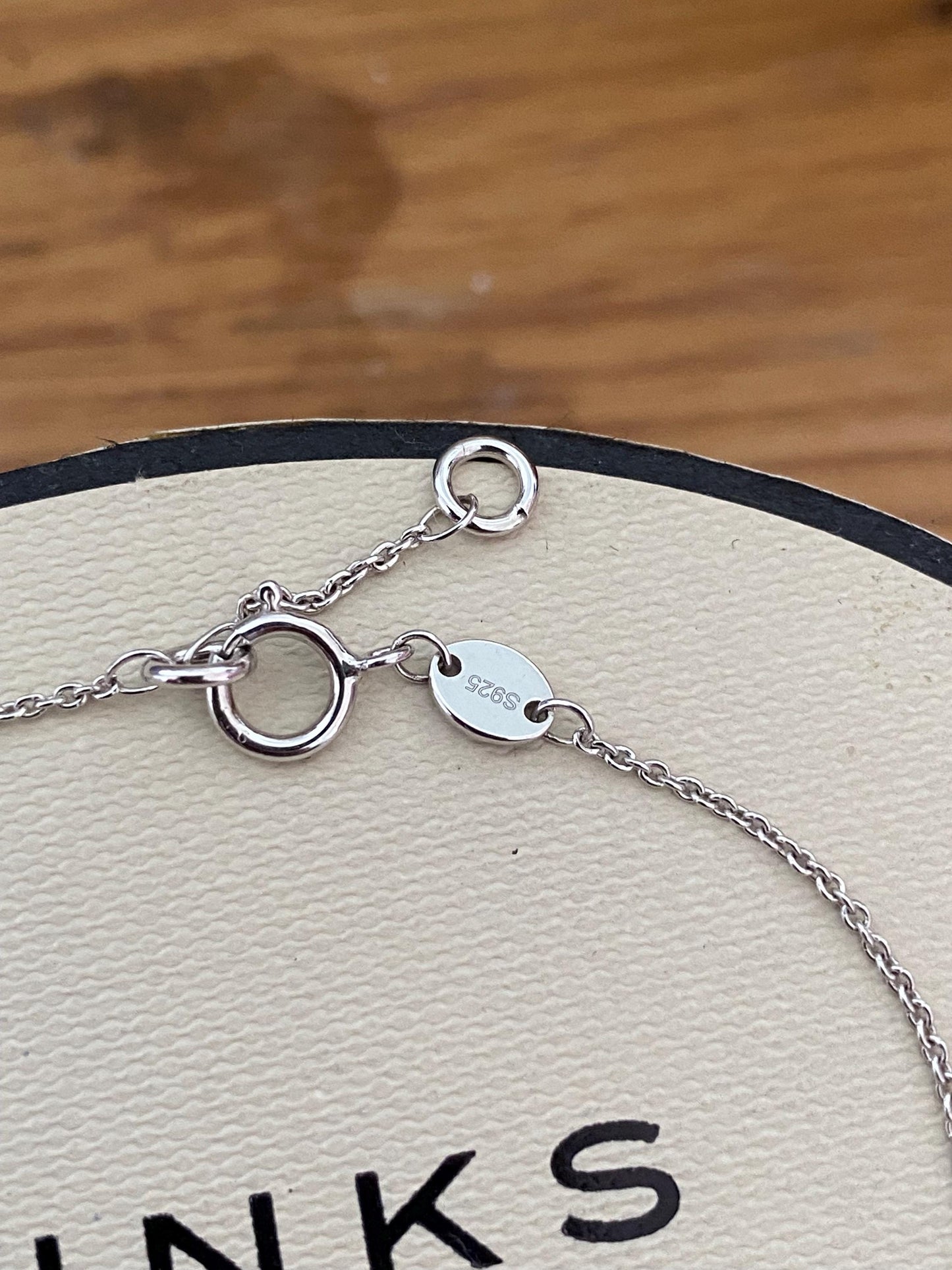 LINKS OF LONDON diamond Essentials Ascot Horseshoe Bracelet, Sterling silver, Genuine, Assay Hallmarked