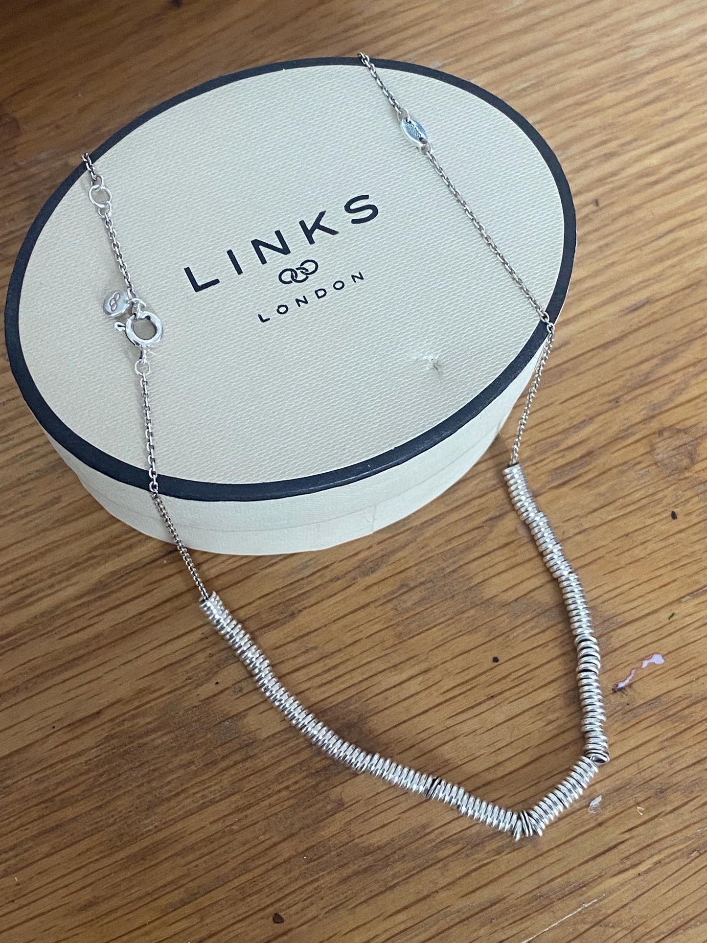 Gorgeous Links of London Sweetie XS Necklace, Sterling Silver, Assay Hallmarked
