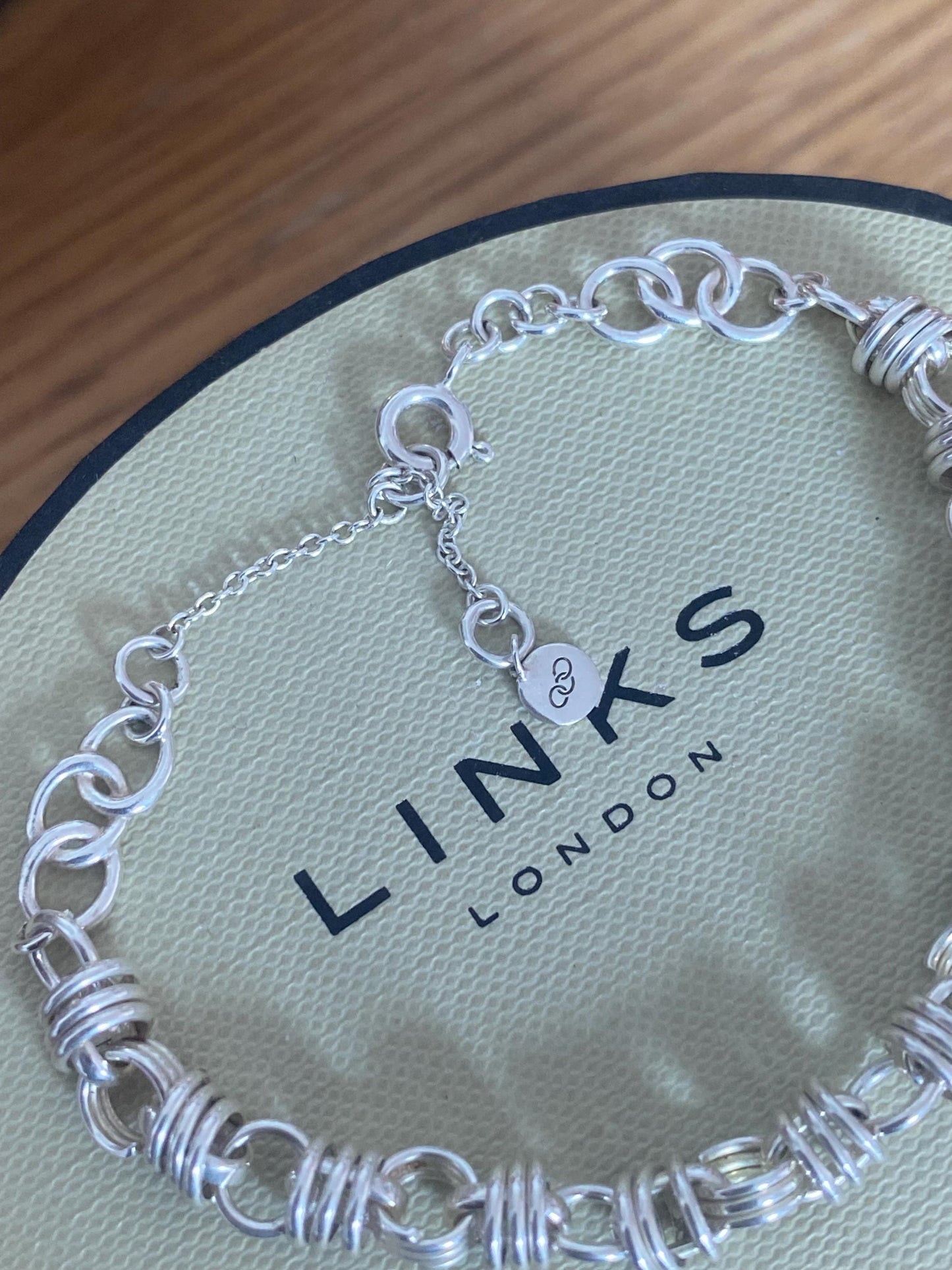 Links of London Sterling Silver Sweetie XS Links, sterling Silver Bracelet, genuine