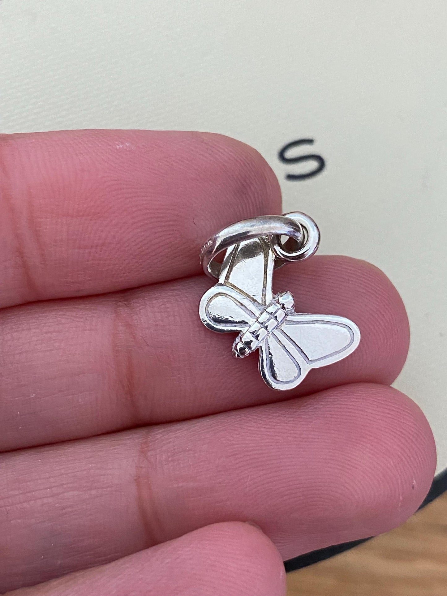 cute genuine rare Links of London sterling silver butterfly charm