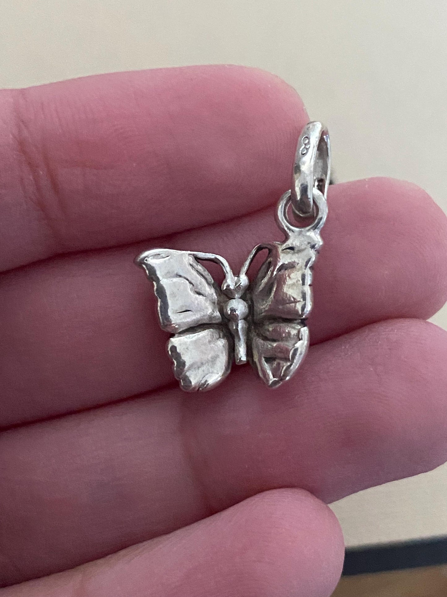 cute genuine rare Links of London sterling silver butterfly charm