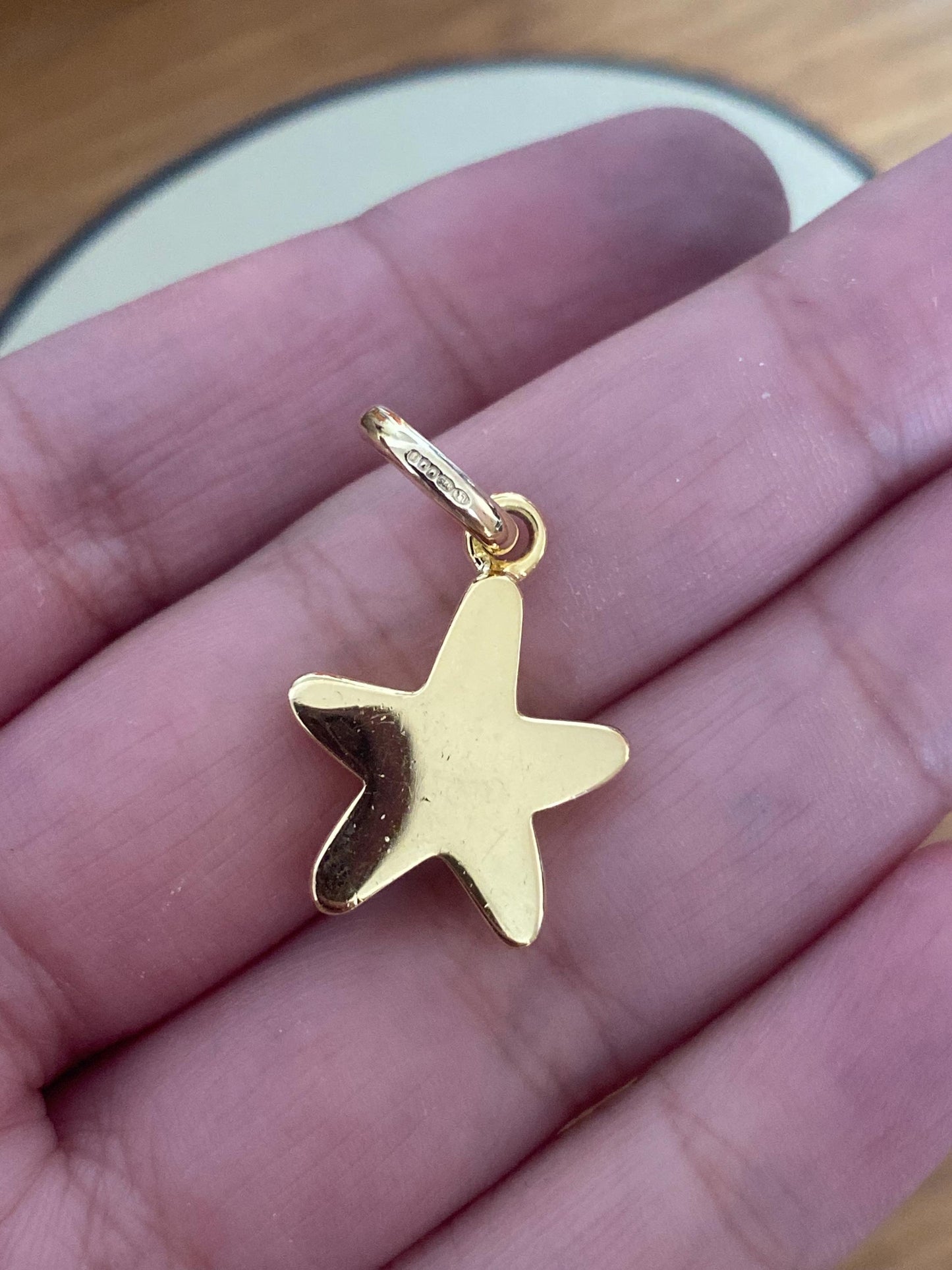 Very Rare Links of London starfish heart charm sterling silver and 18ct gold vermeil, new conditon, genuine
