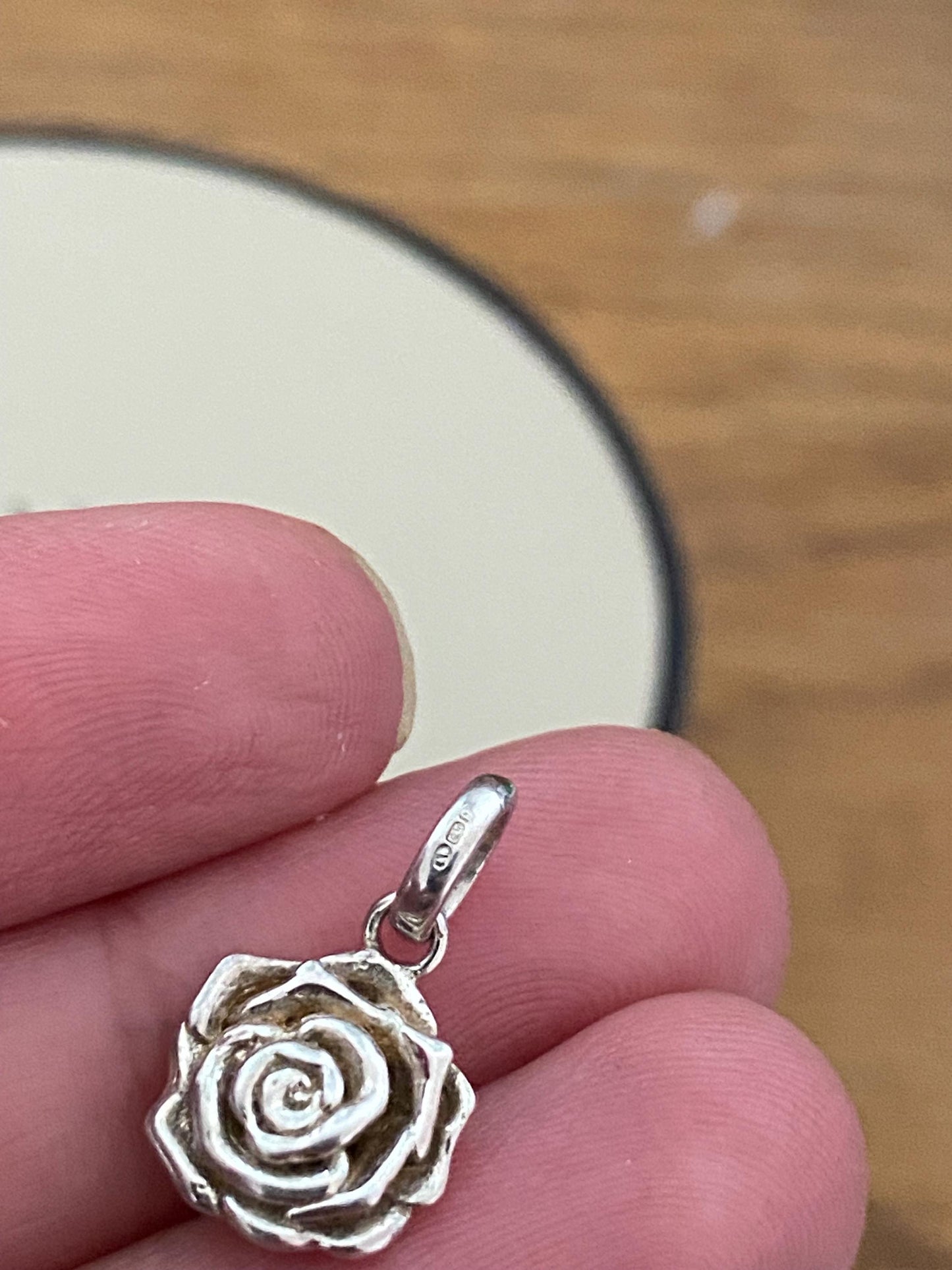 Gorgeous Links of London Rose Charm, Sterling Silver, Hallmarked, Fantastic Condition, Genuine