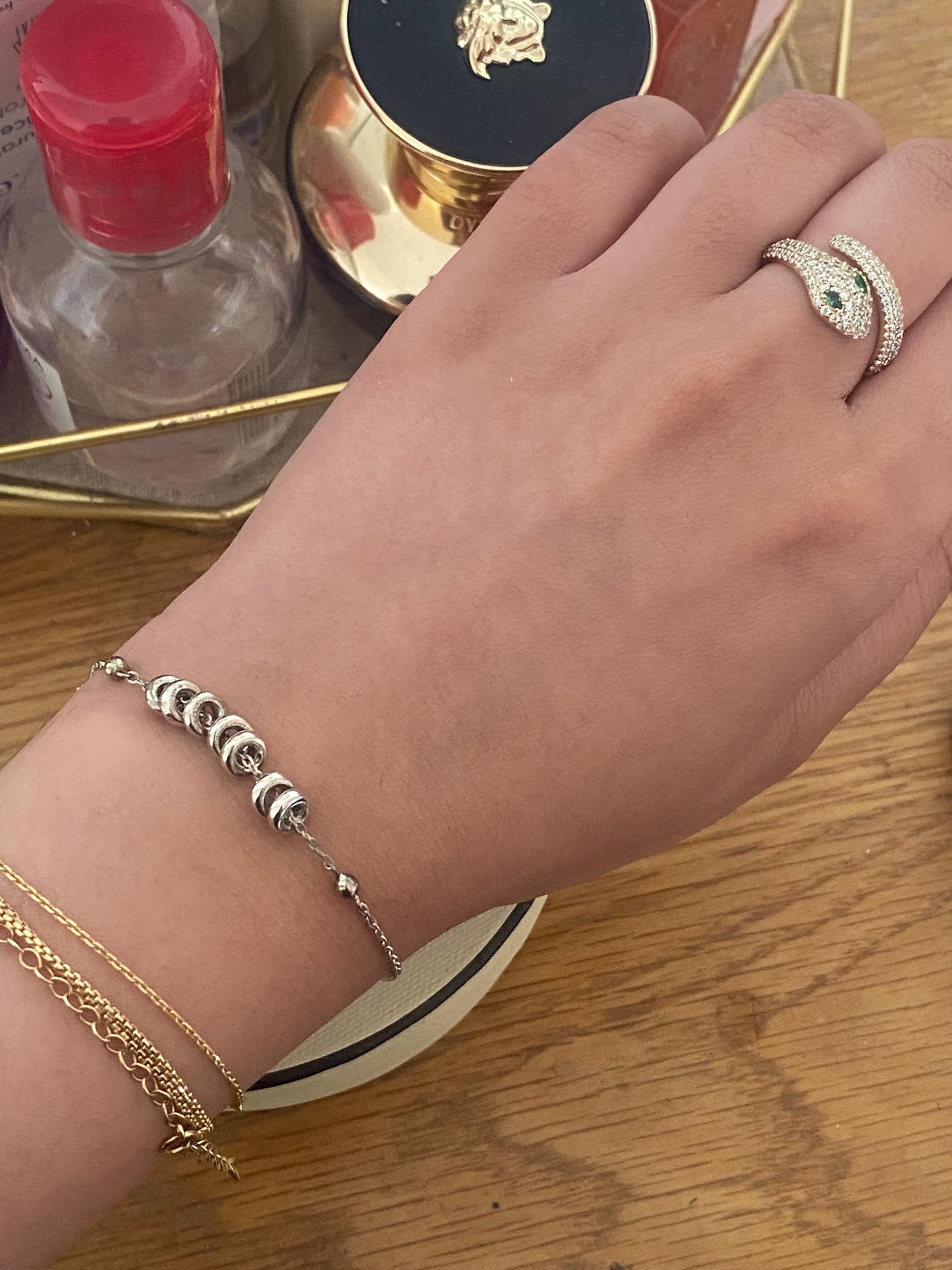 Lovely Links of London vintage rare XS sweetie bracelet, sterling silver