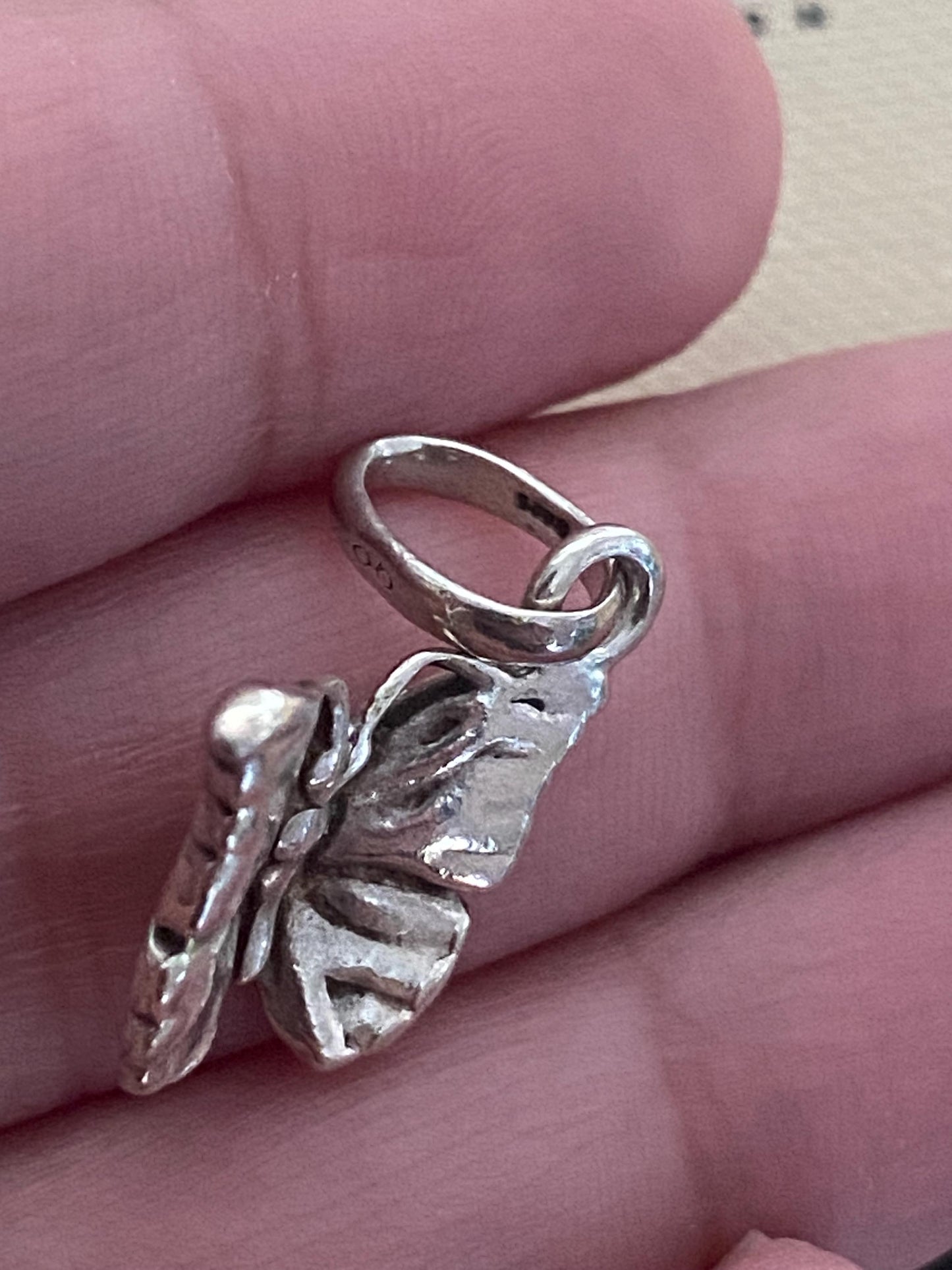 cute genuine rare Links of London sterling silver butterfly charm