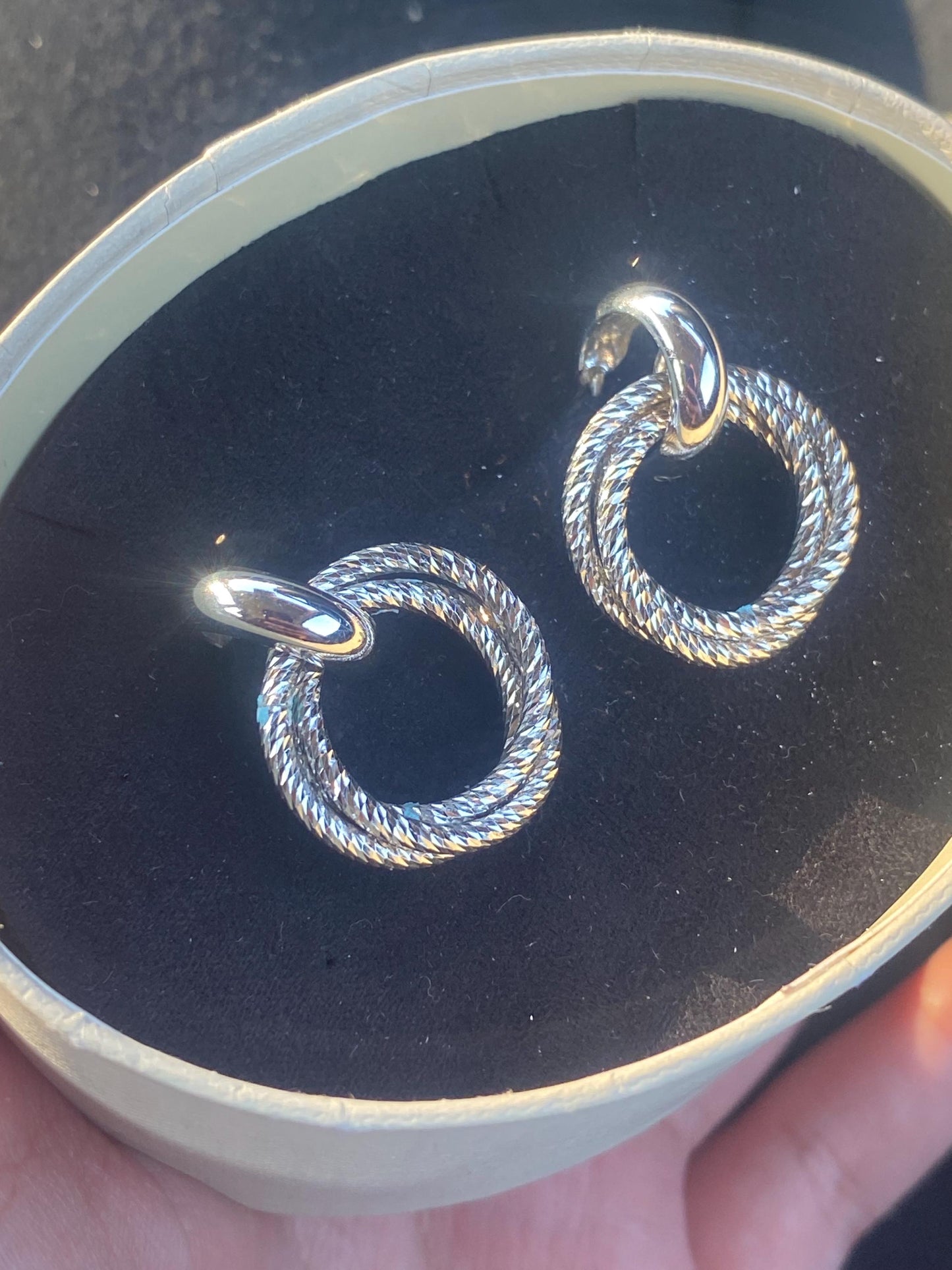 Brand New Links Of London Genuine Aroura Drop Earrings In Box, sterling silver