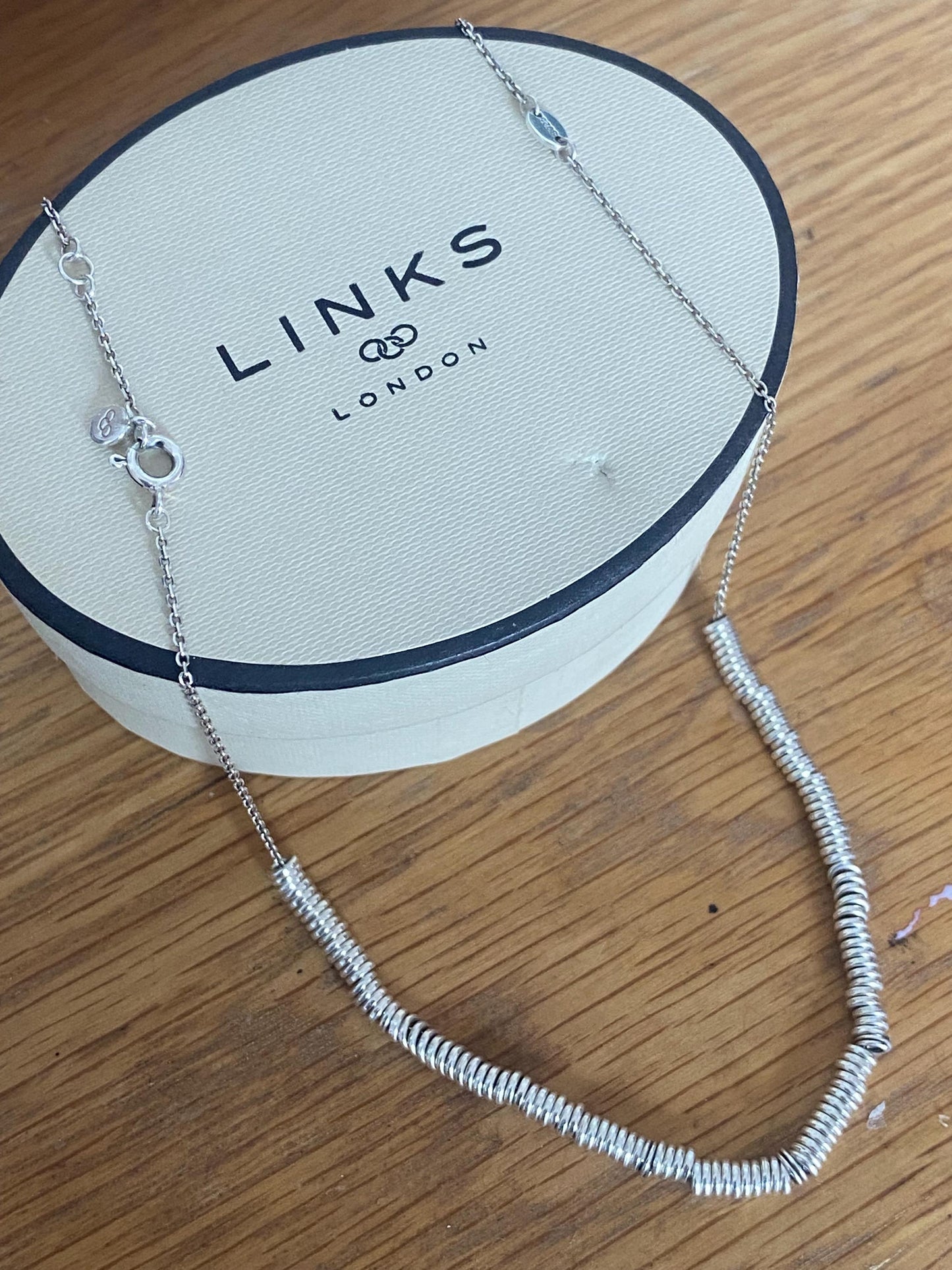 Gorgeous Links of London Sweetie XS Necklace, Sterling Silver, Assay Hallmarked