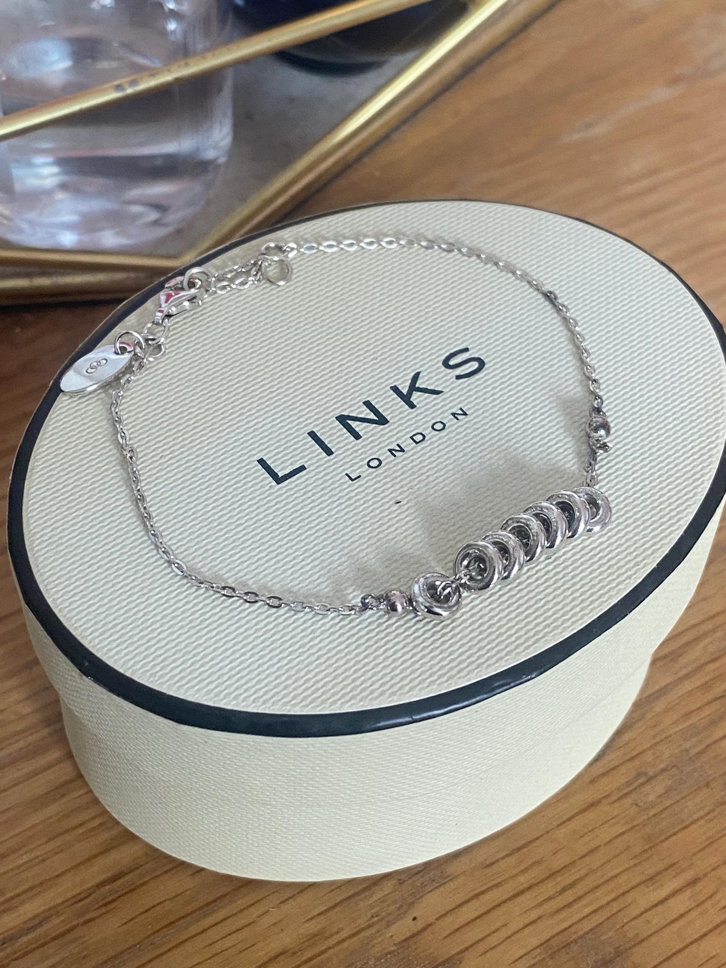 Lovely Links of London vintage rare XS sweetie bracelet, sterling silver