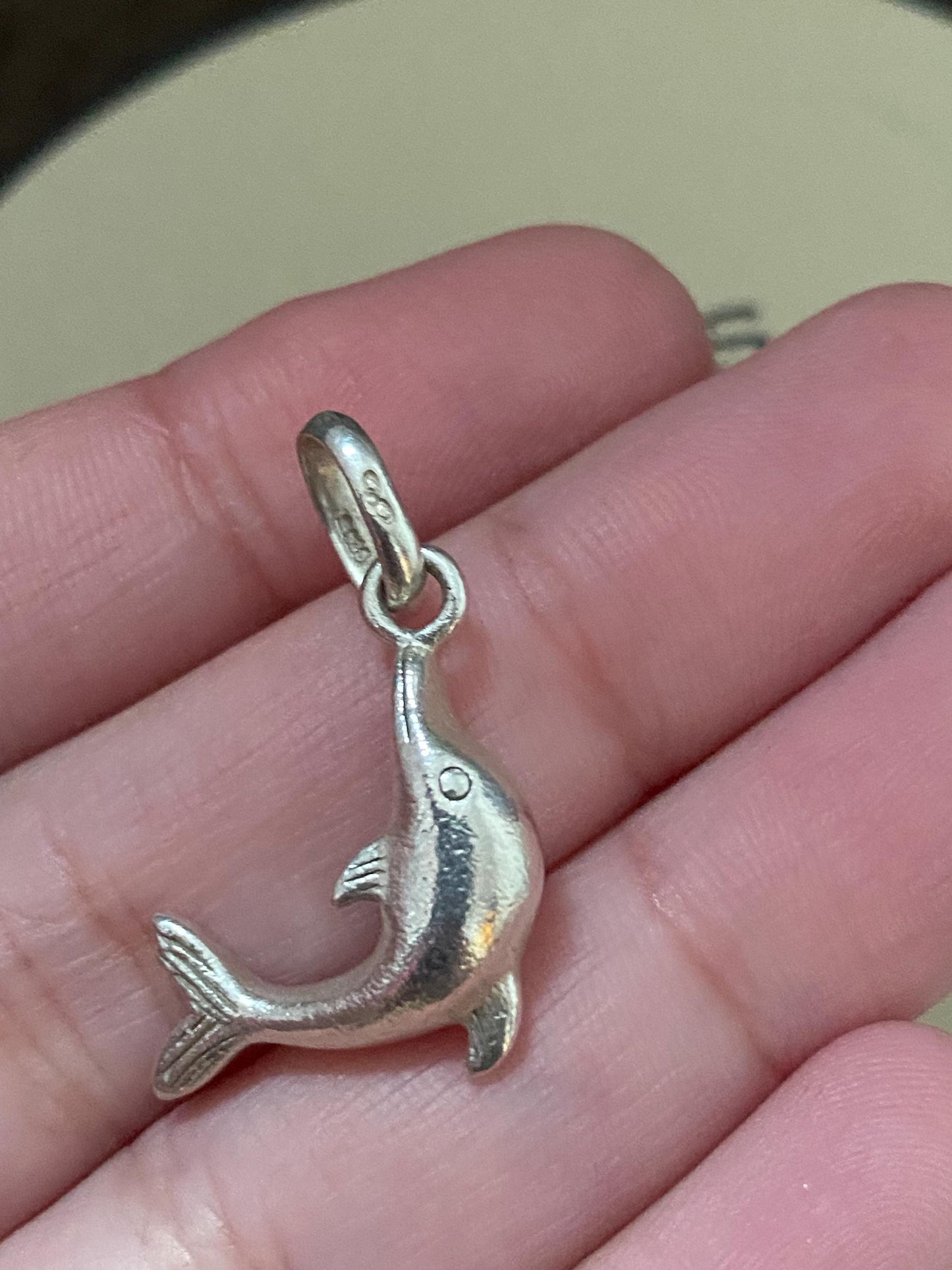 cute genuine rare Links of London sterling silver dolphin hallmarked charm
