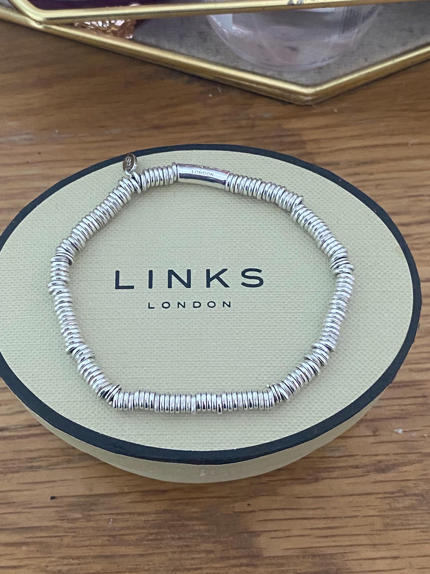 Genuine Links of London vintage rare xs sweetie bracelet, sterling silver, medium