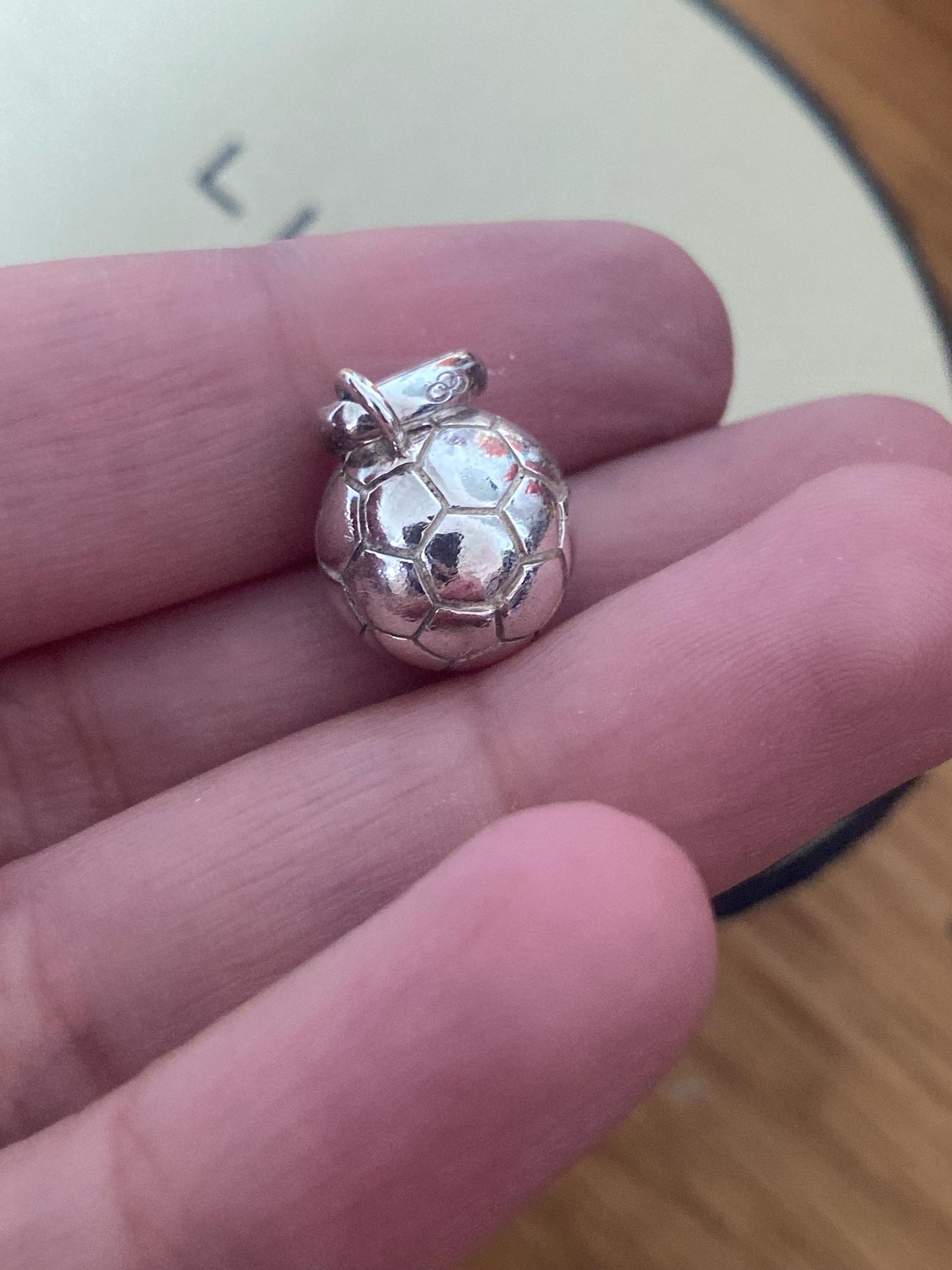Fabulous Links of London Football Charm, Sterling Silver, genuine