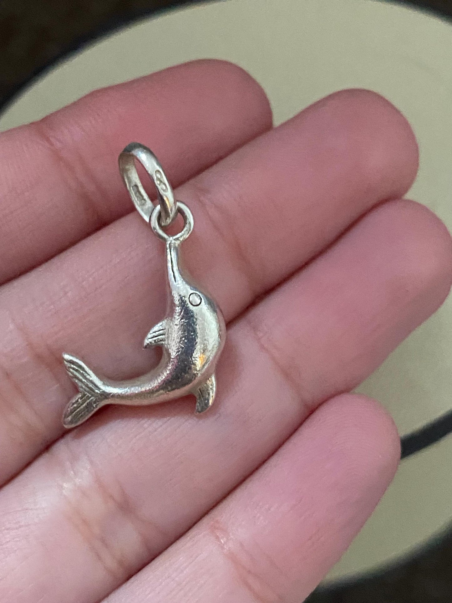 cute genuine rare Links of London sterling silver dolphin hallmarked charm