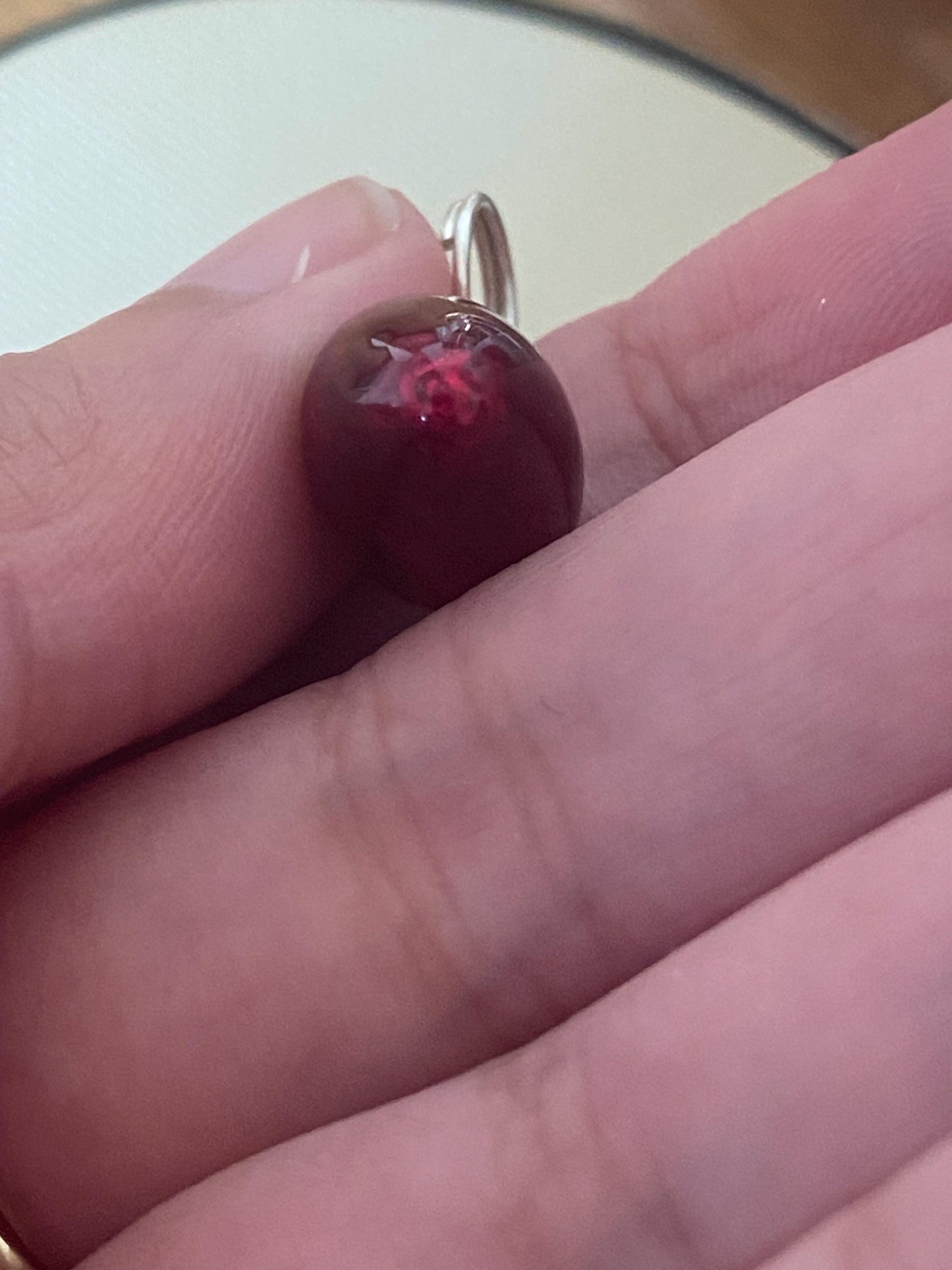 Gorgeous Links of London Sterling Silver and Enamel Strawberry Charm, Assay Hallmarked