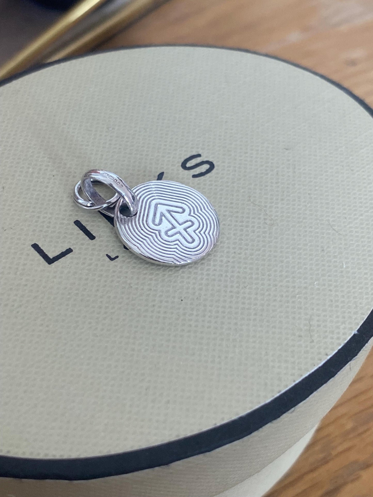 Links of London sterling silver bracelet charm Sagittarius zodiac star sign, genuine