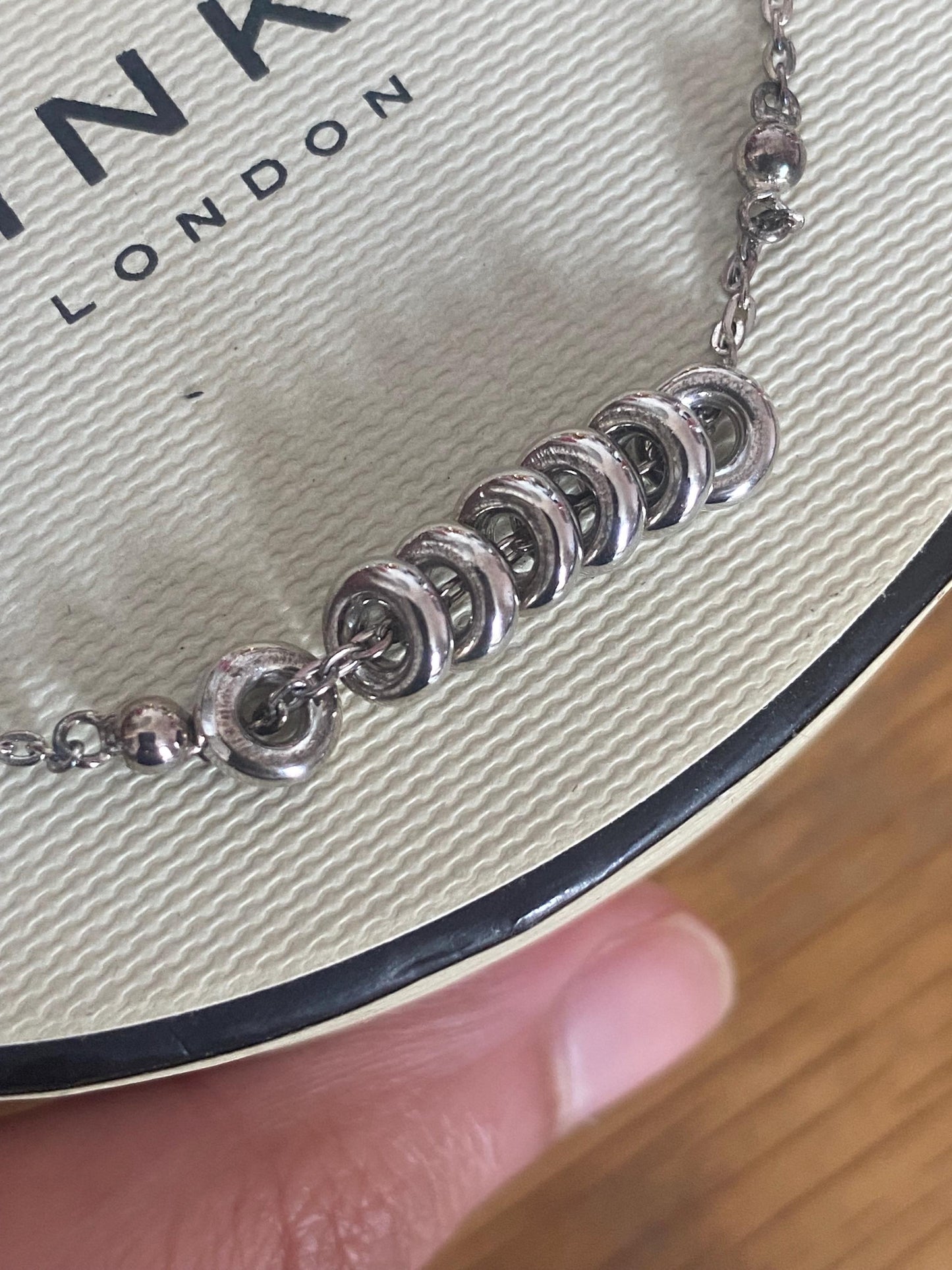 Lovely Links of London vintage rare XS sweetie bracelet, sterling silver