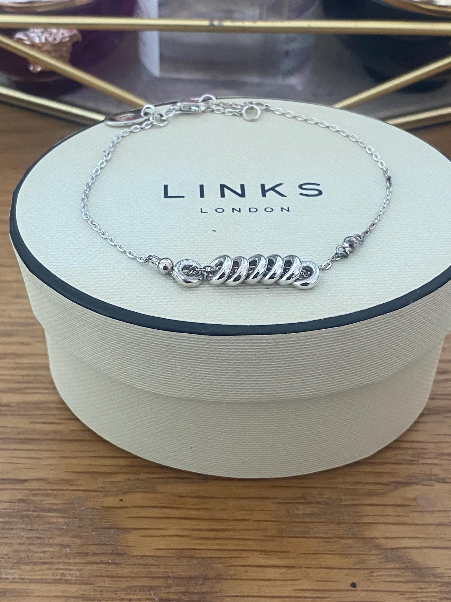 Lovely Links of London vintage rare XS sweetie bracelet, sterling silver