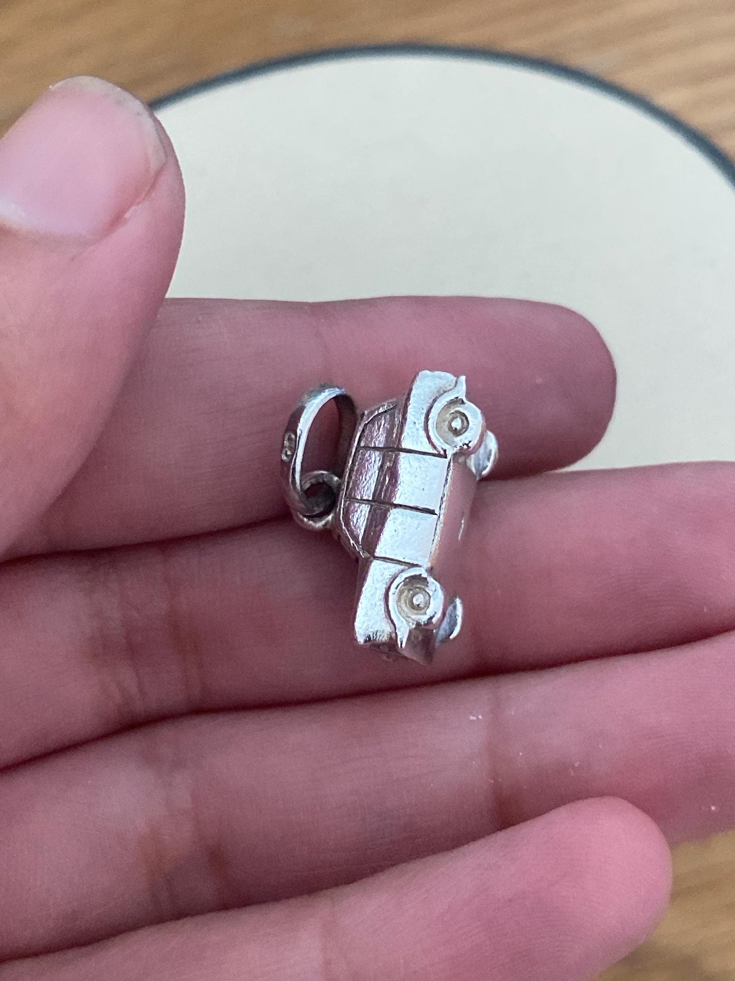 Beautiful rare Links of London sterling silver car charm, Genuine, Assay hallmarked