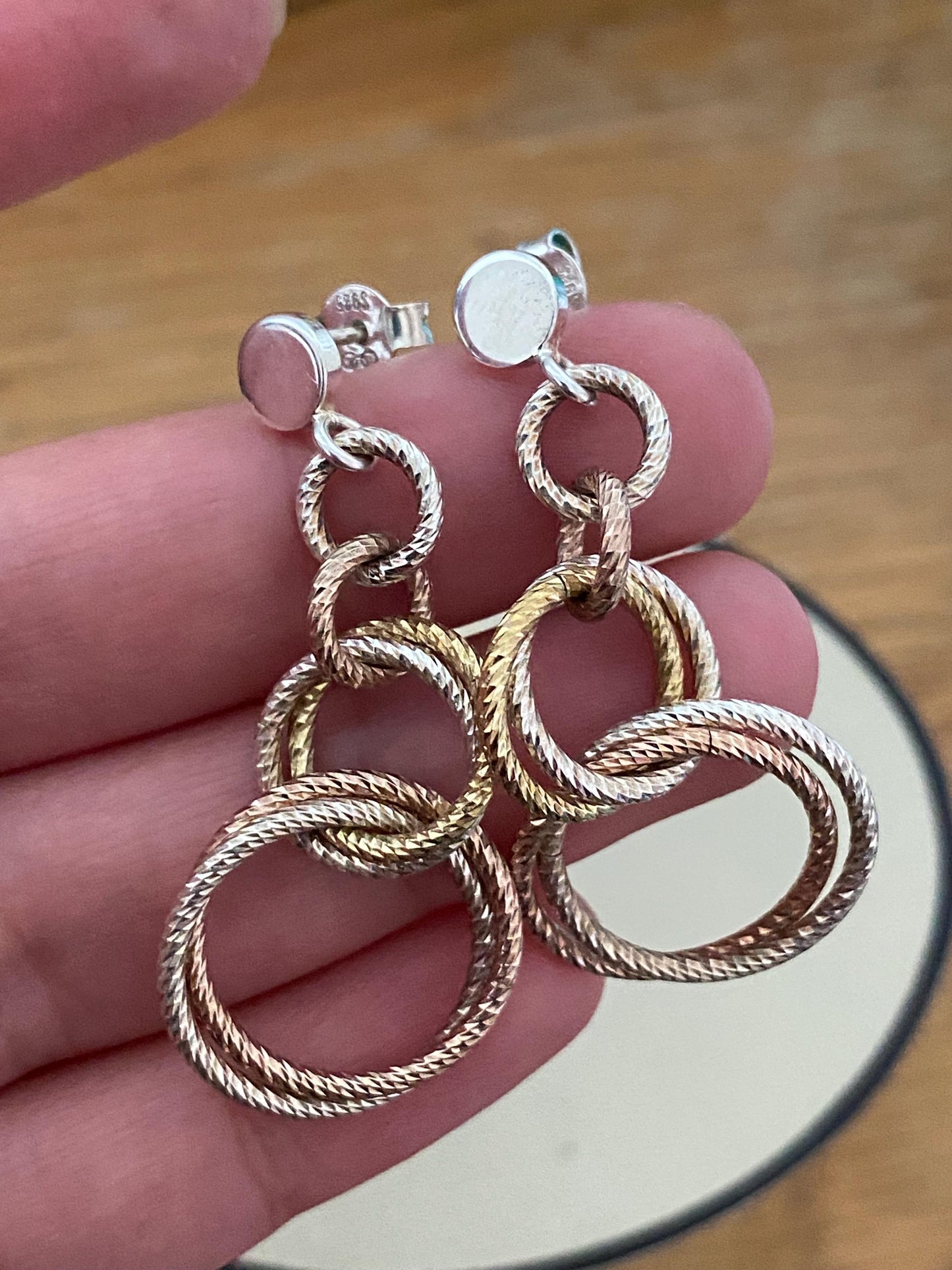 Links Of London Genuine Aroura Drop Earrings In Box, sterling silver
