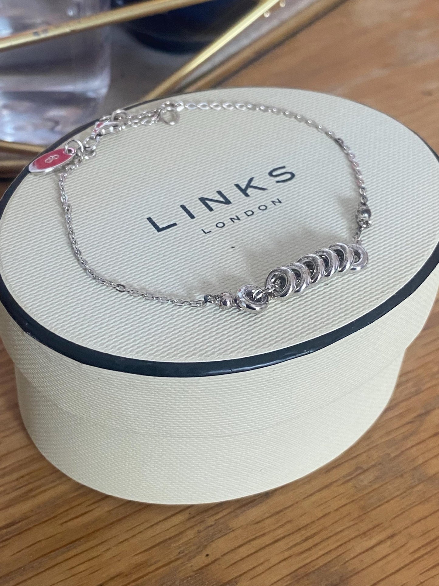 Lovely Links of London vintage rare XS sweetie bracelet, sterling silver