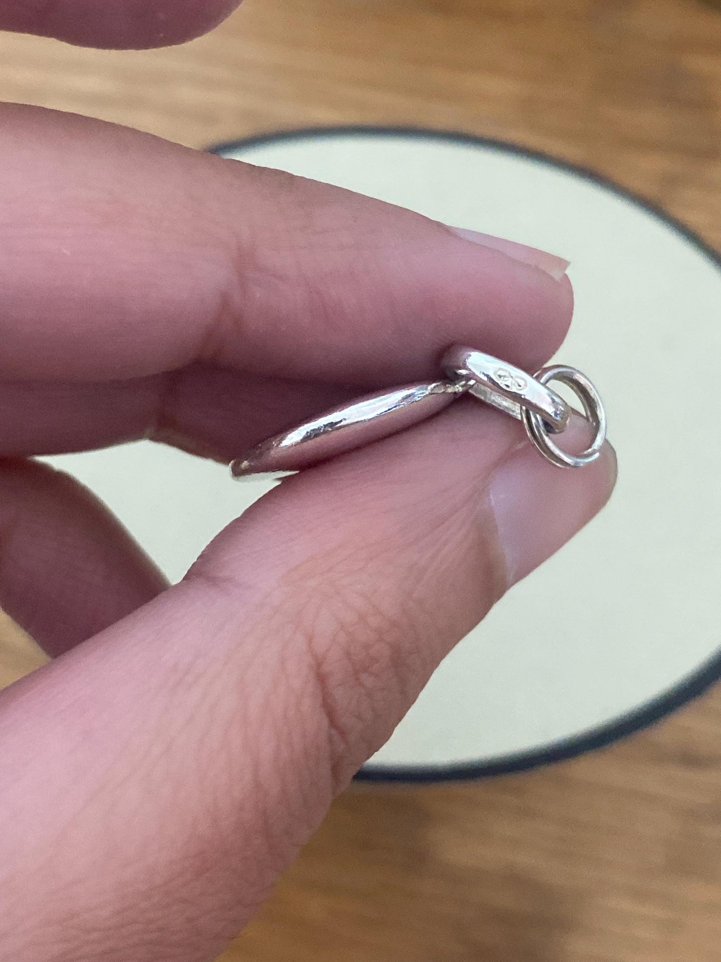 Fabulous Links of London smiley face Charm, Sterling Silver, Stamped, Hallmarked, Lovely Condition, Genuine