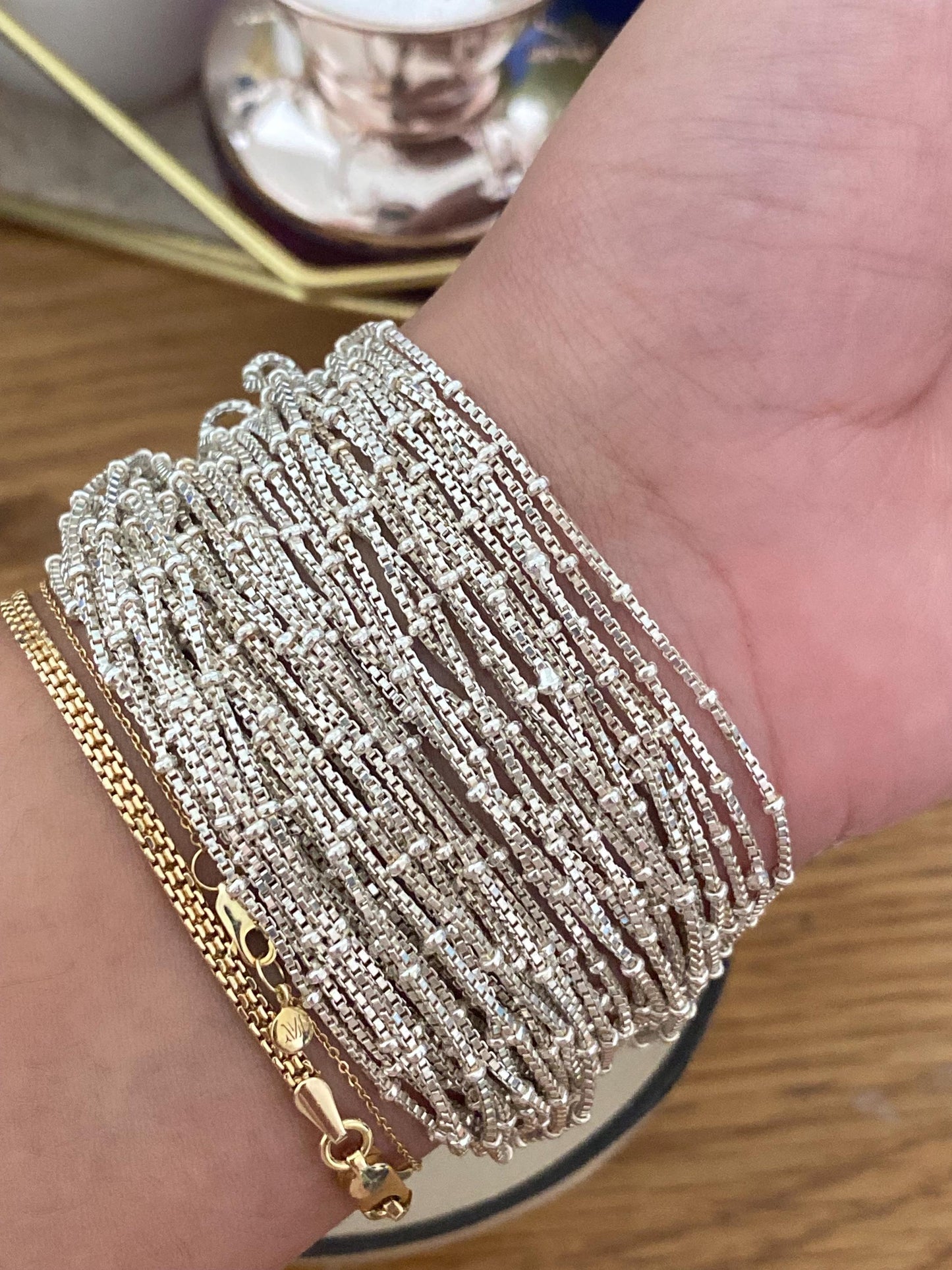 Gorgeous very rare Links Of London Sterling Silver Raindance Multi Chain Toggle Bracelet, Vintage, Genuine