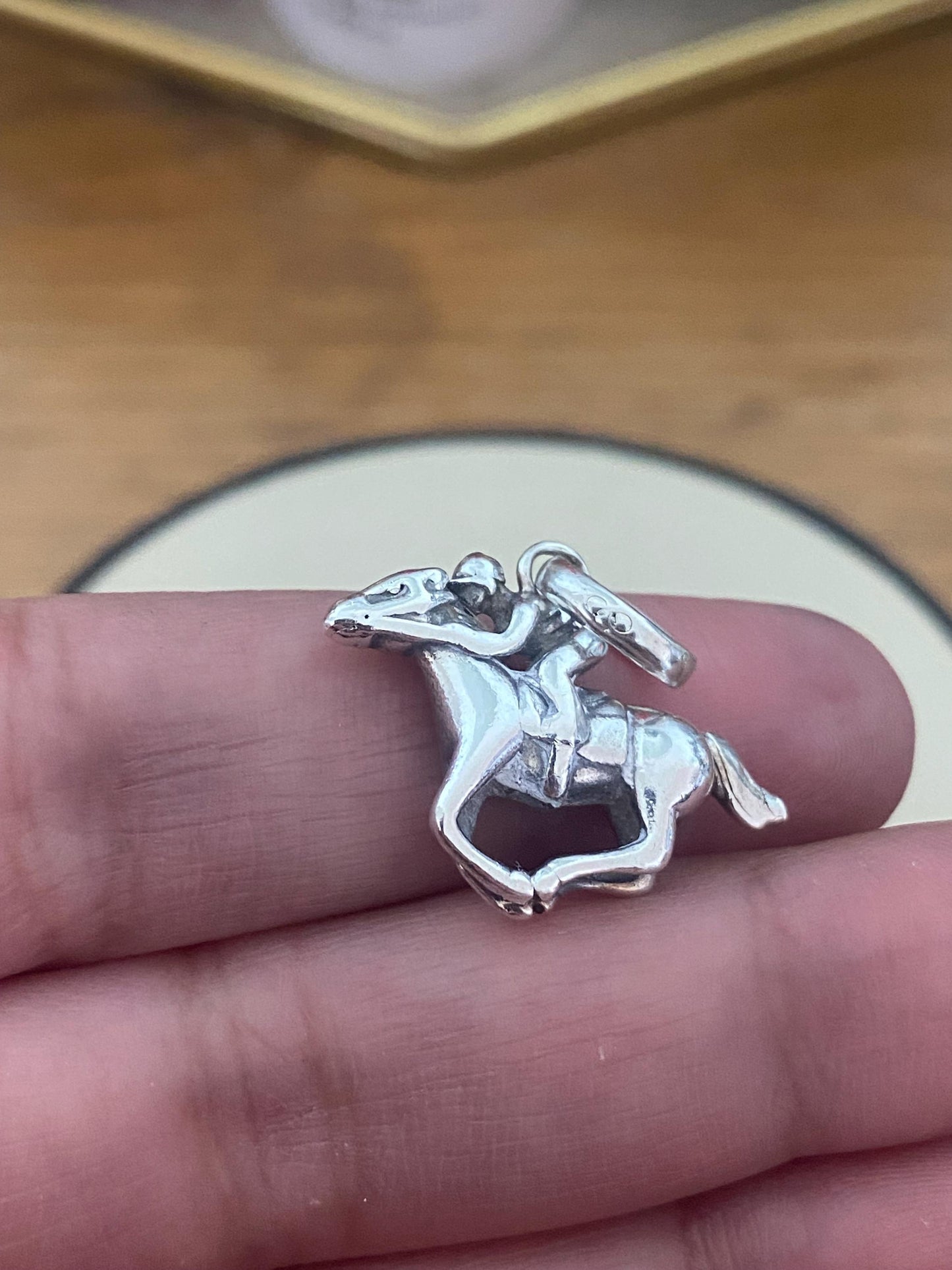 Beautiful Links of London Ascot Race Horse Charm, Sterling Silver, genuine