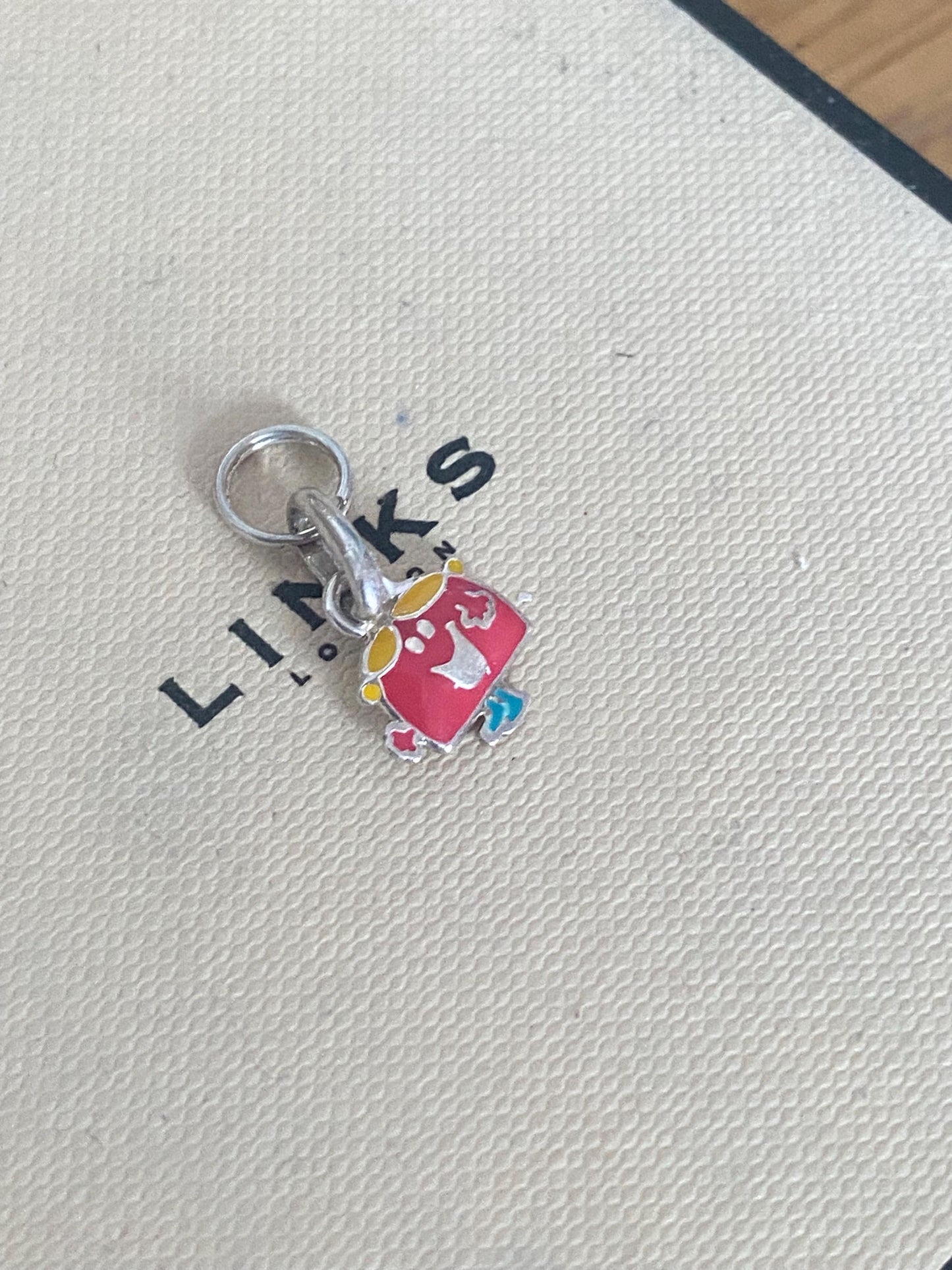 Beautiful genuine rare LINKS OF LONDON Ladies Sterling Silver Thoip Little Miss Chatterbox charm