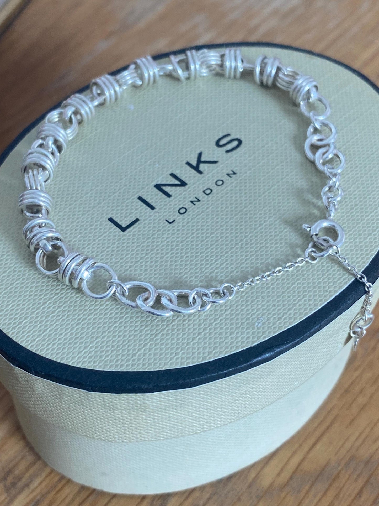 Links of London Sterling Silver Sweetie XS Links, sterling Silver Bracelet, genuine