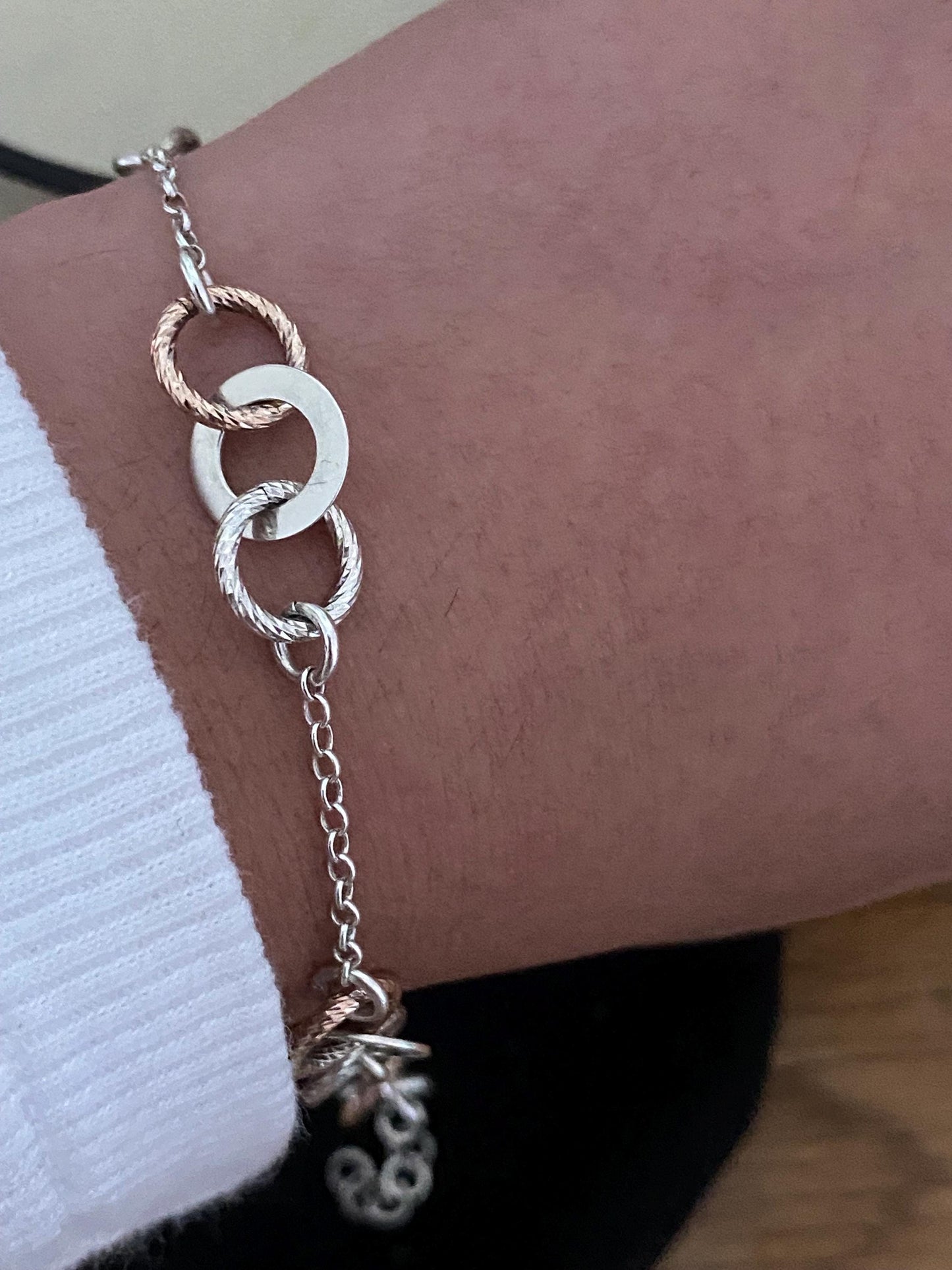 Rare beautiful Links of London aroura bracelet, sterling silver, genuine