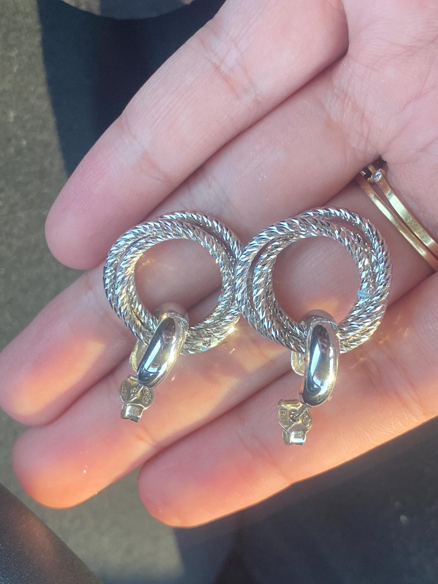 Brand New Links Of London Genuine Aroura Drop Earrings In Box, sterling silver