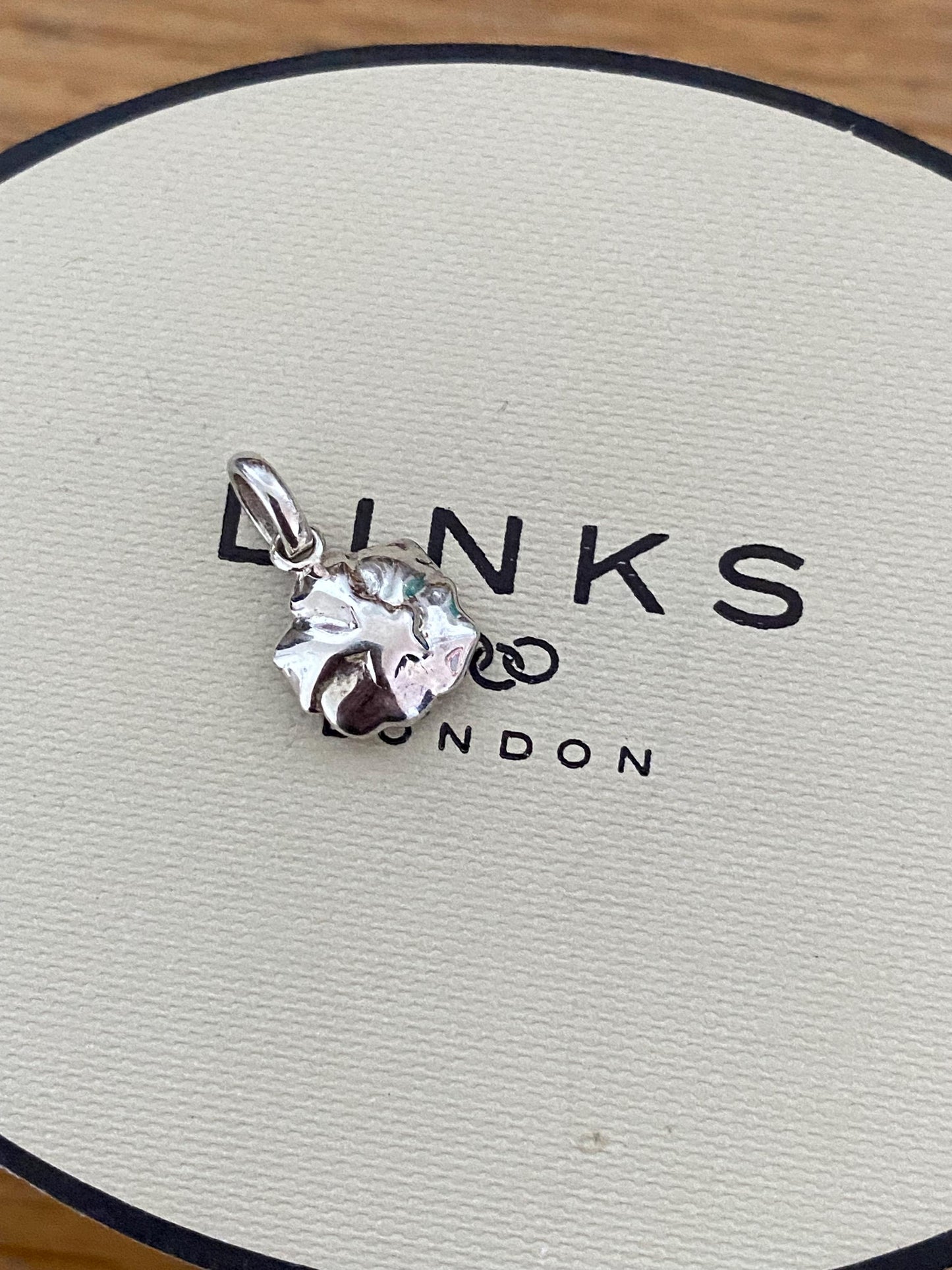 Gorgeous Links of London Rose Charm, Sterling Silver, Hallmarked, Fantastic Condition, Genuine