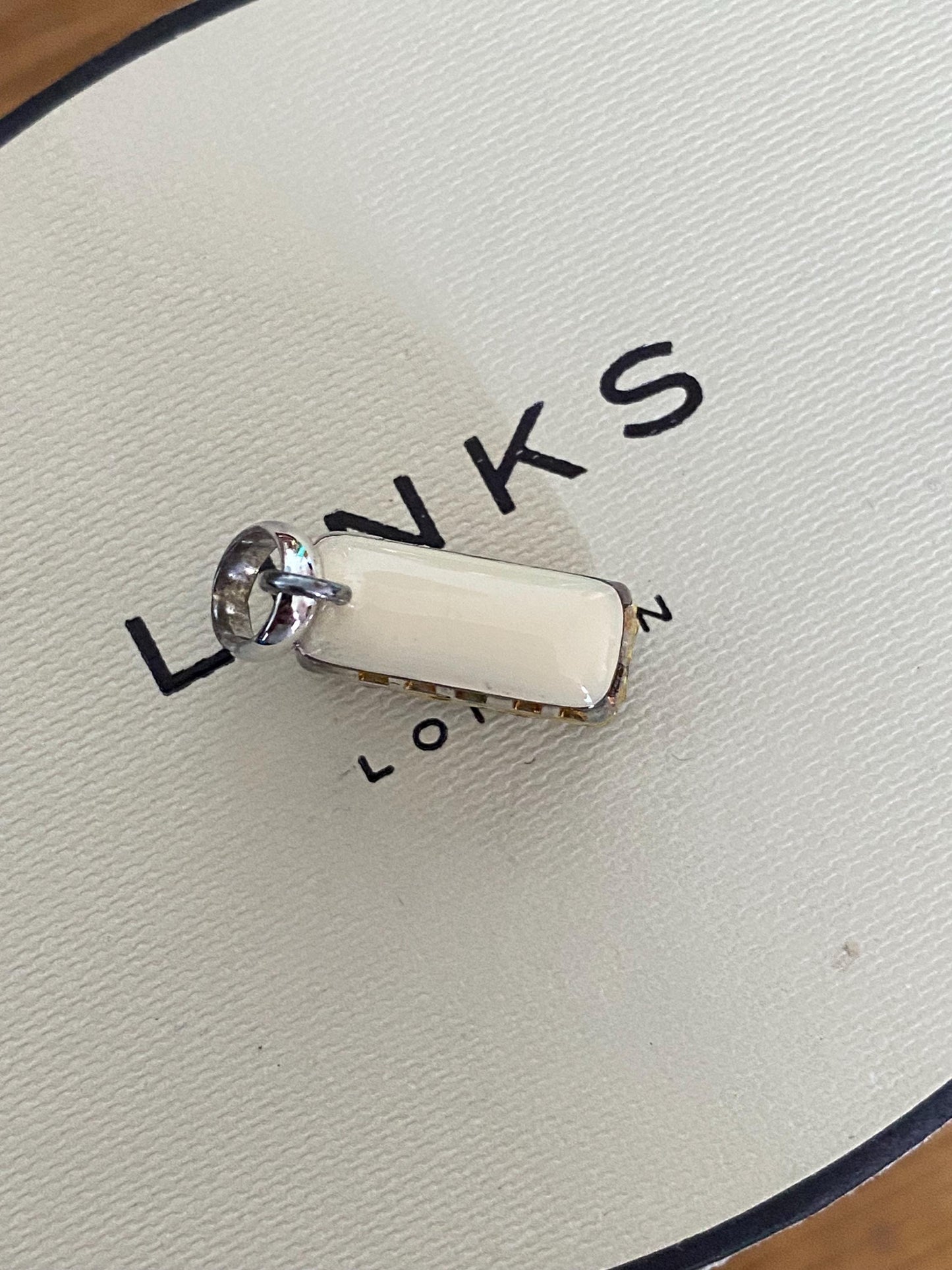 Genuine Links Of London Sterling Silver and enamel campervan Charm Vintage