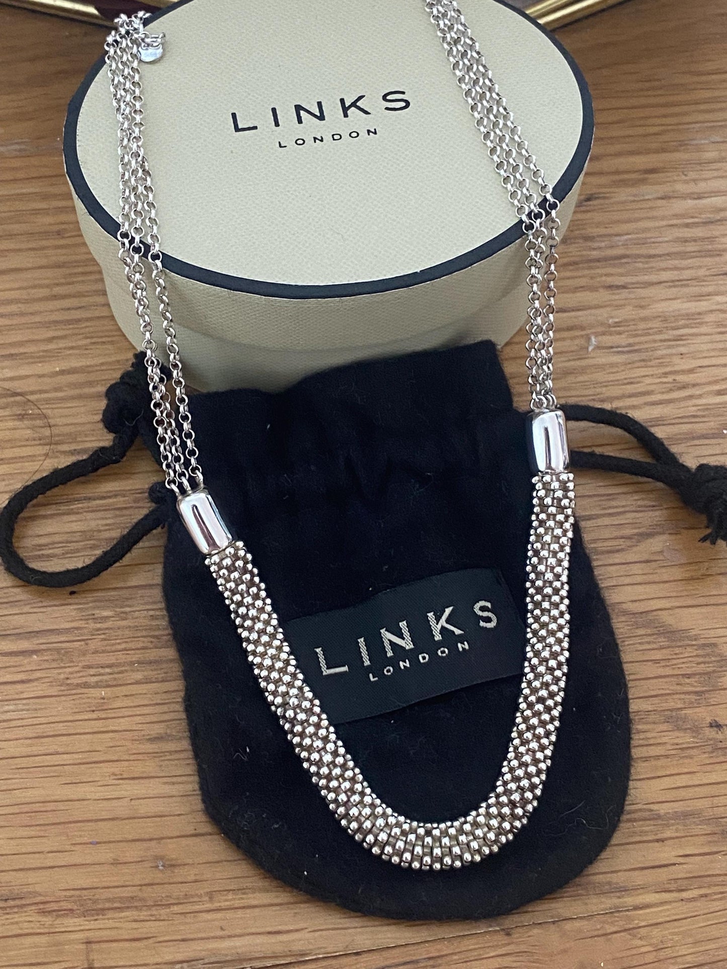 Gorgeous LINKS OF LONDON Effervescence Star Necklace, sterling silver, hallmarked, with box