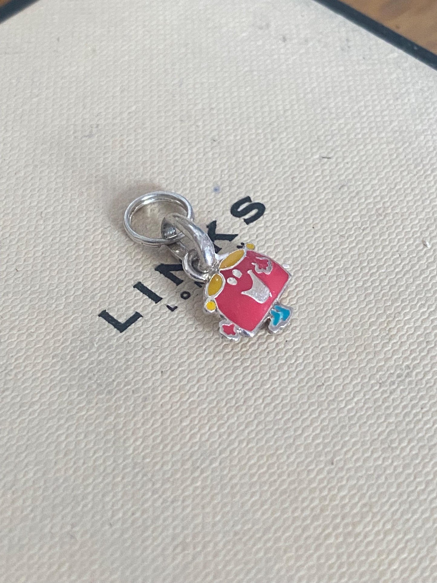 Beautiful genuine rare LINKS OF LONDON Ladies Sterling Silver Thoip Little Miss Chatterbox charm