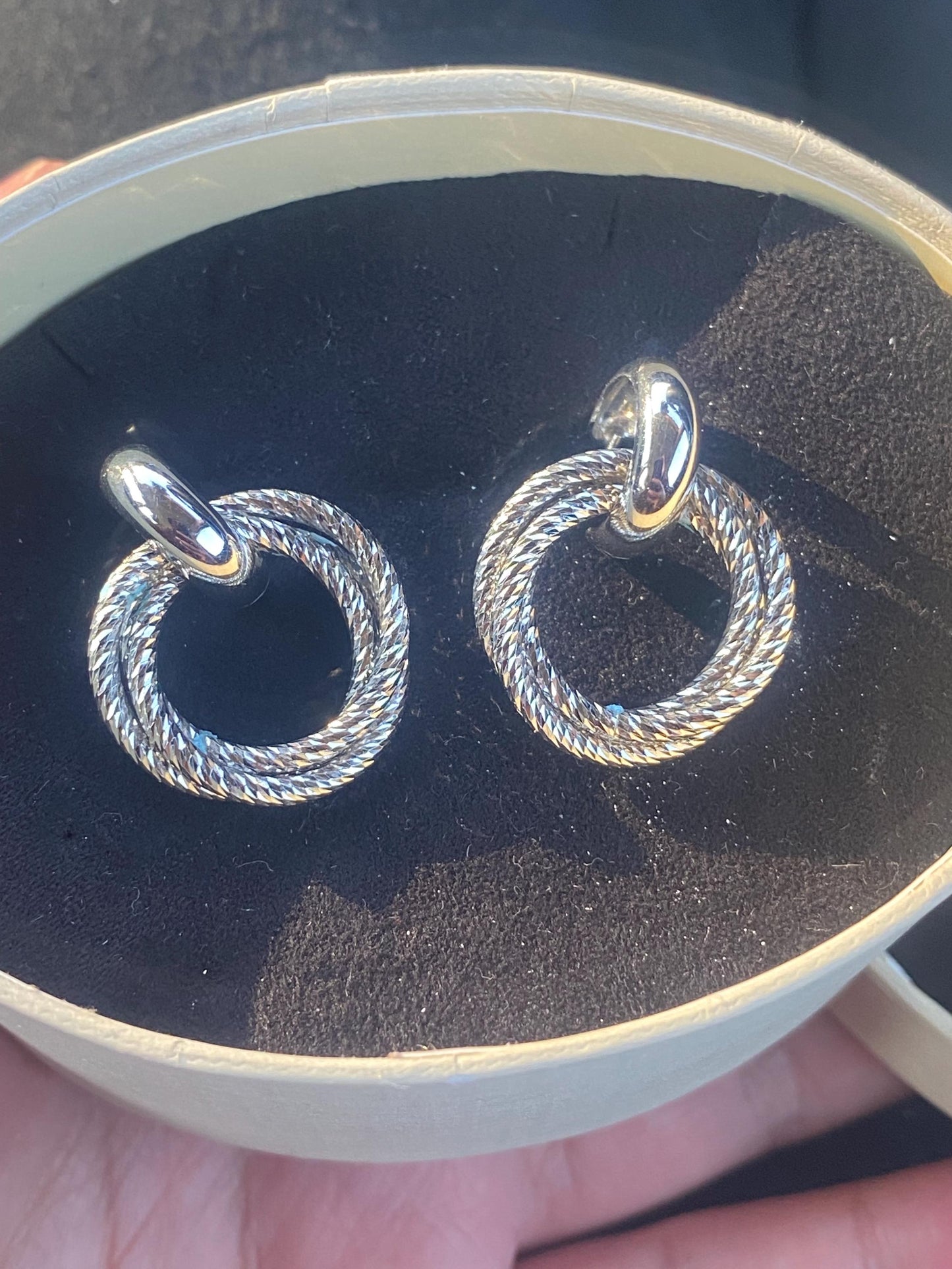 Brand New Links Of London Genuine Aroura Drop Earrings In Box, sterling silver