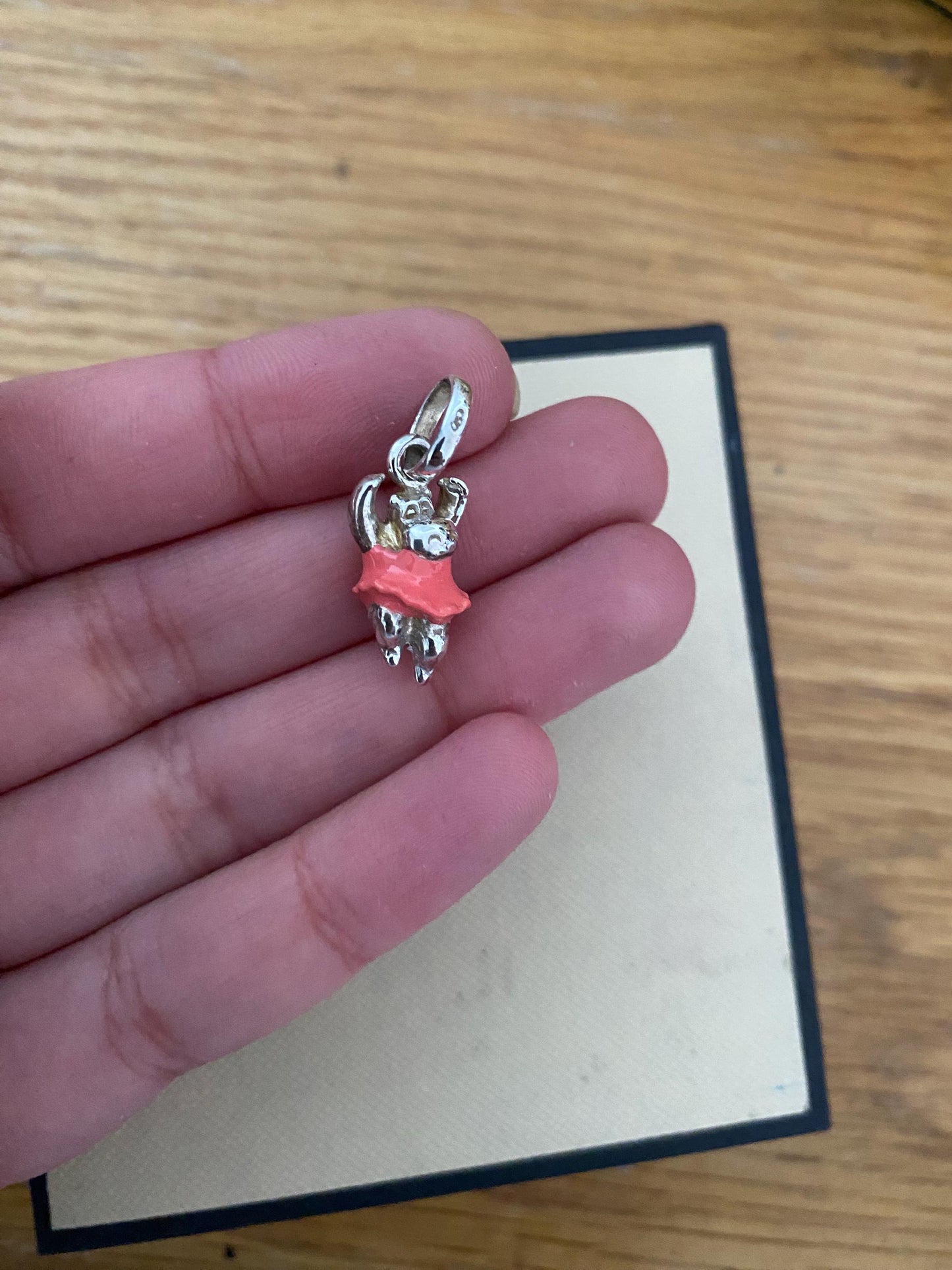 cute genuine rare Links of London hippo ballerina hallmarked charm