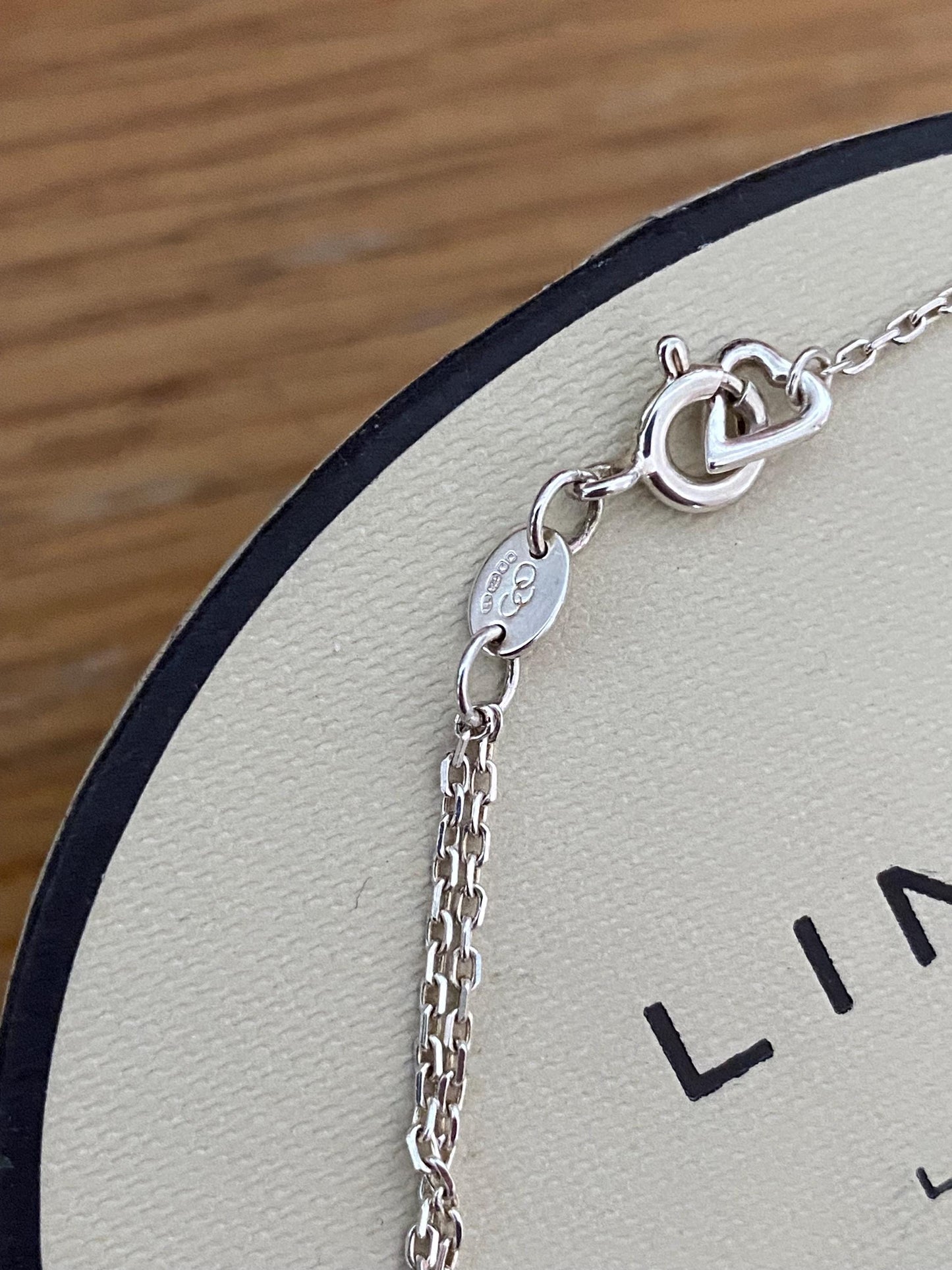 Gorgeous rare, vintage Links of London two tone infinite love interlocking bracelet, sterling silver and 18ct gold vermeil, genuine