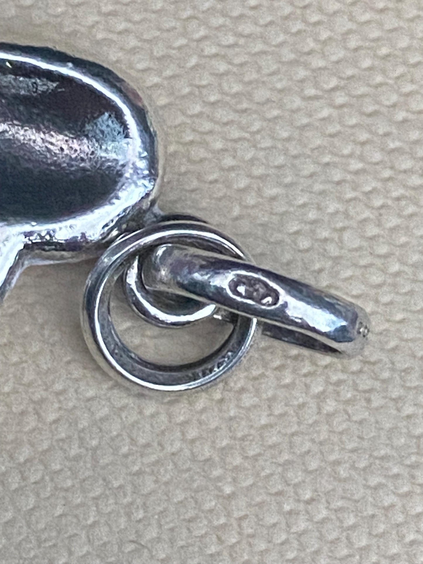 Beautiful genuine rare hallmarked Links of London sterling silver thumbprint heart charm