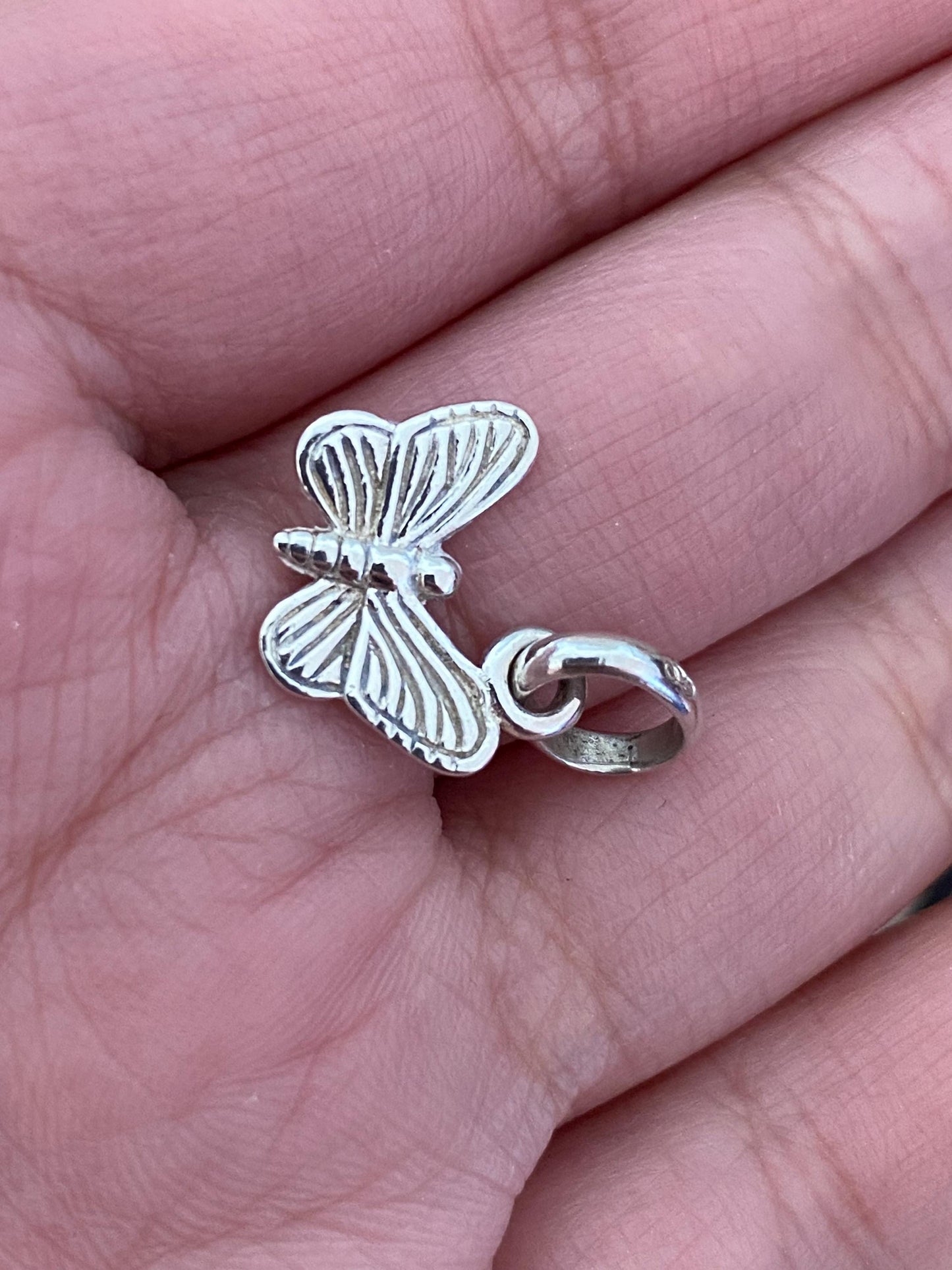cute genuine rare Links of London sterling silver butterfly charm