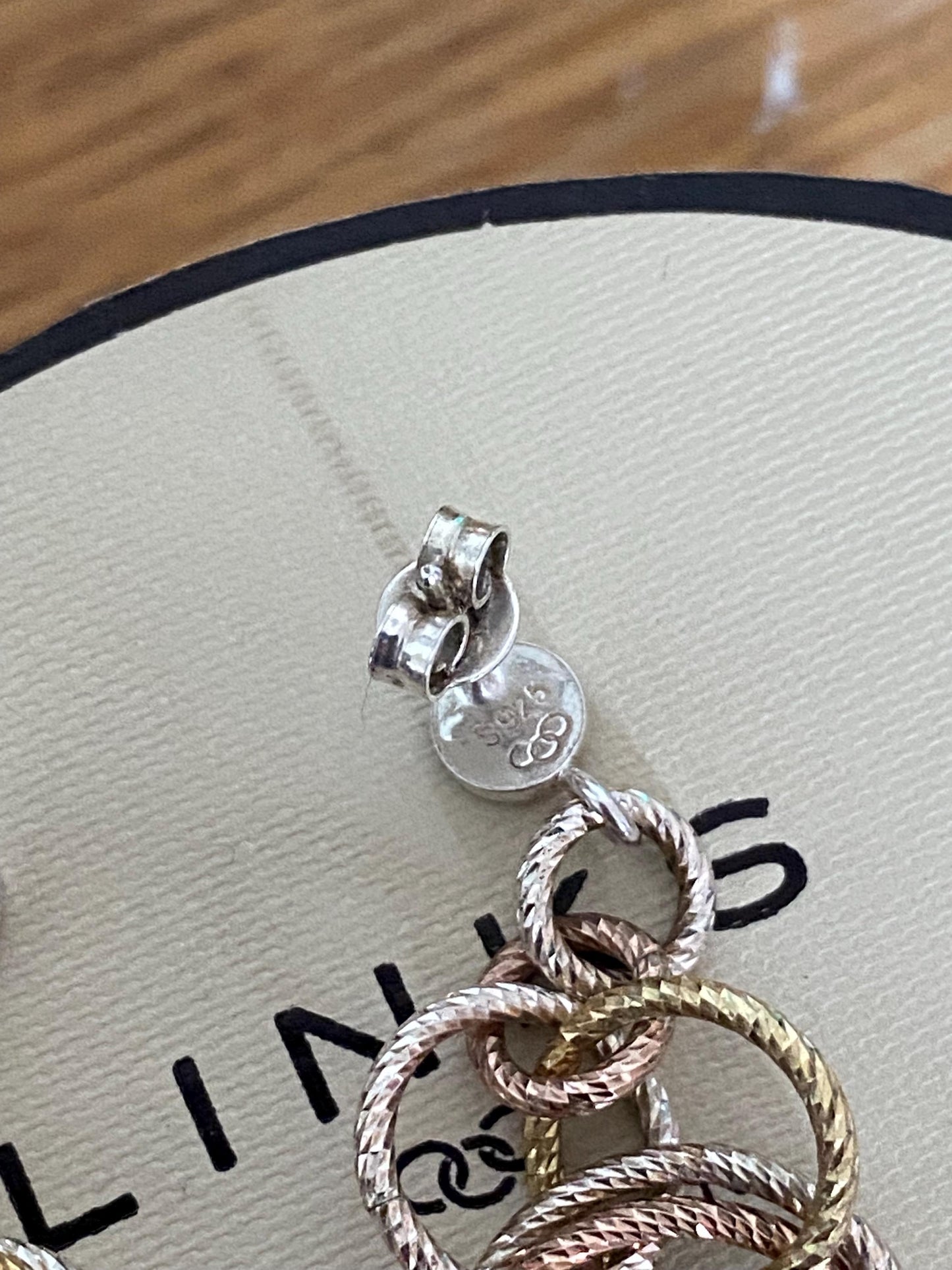 Links Of London Genuine Aroura Drop Earrings In Box, sterling silver