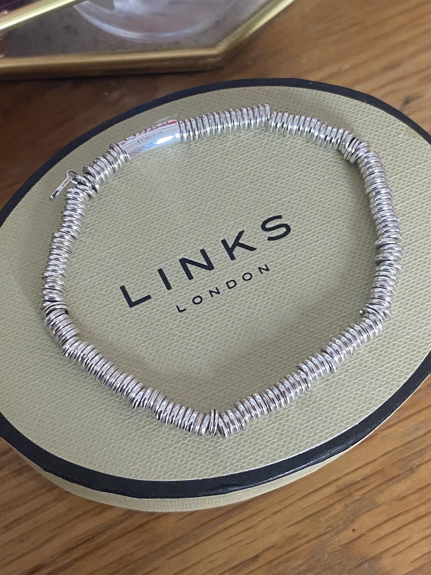 Genuine Links of London vintage rare xs sweetie bracelet, sterling silver, medium